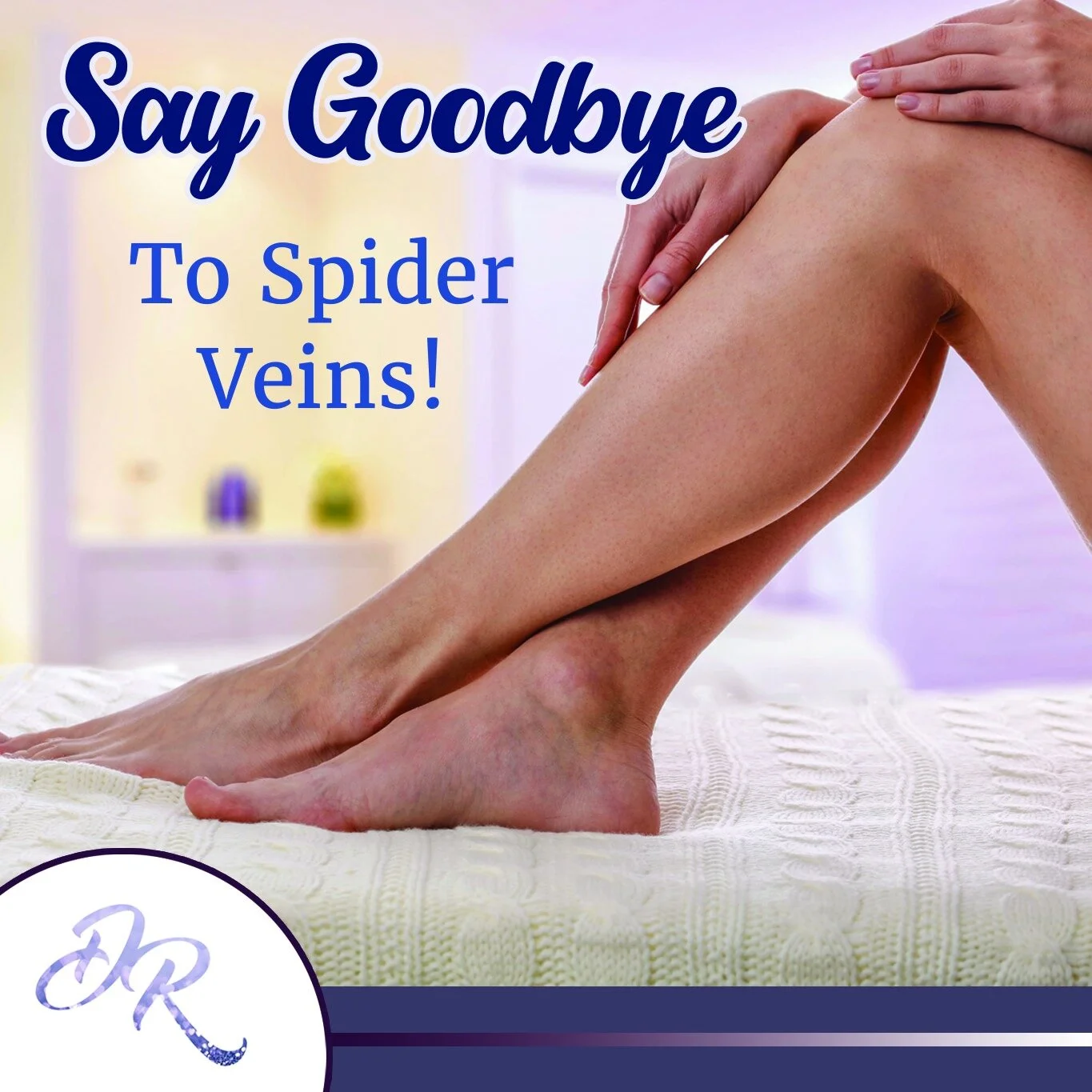 Did you know that lasers could be used for more than hair removal?  Laser treatment can also be a solution for those spider veins that might be making you feel self conscious in shorts.  Schedule a consultation today and see if we can't help!