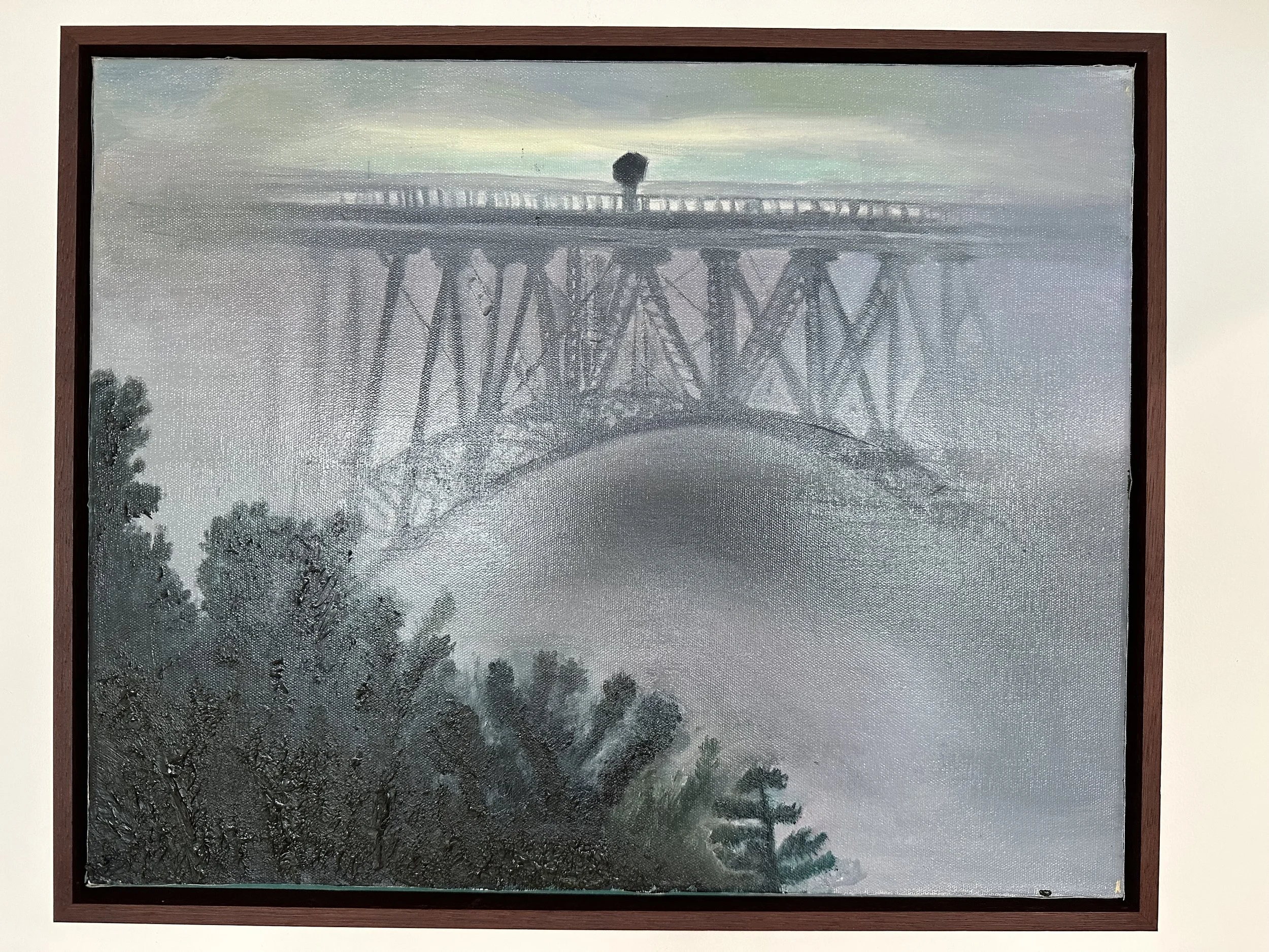Foggy Bridge (Oil, 2014)
