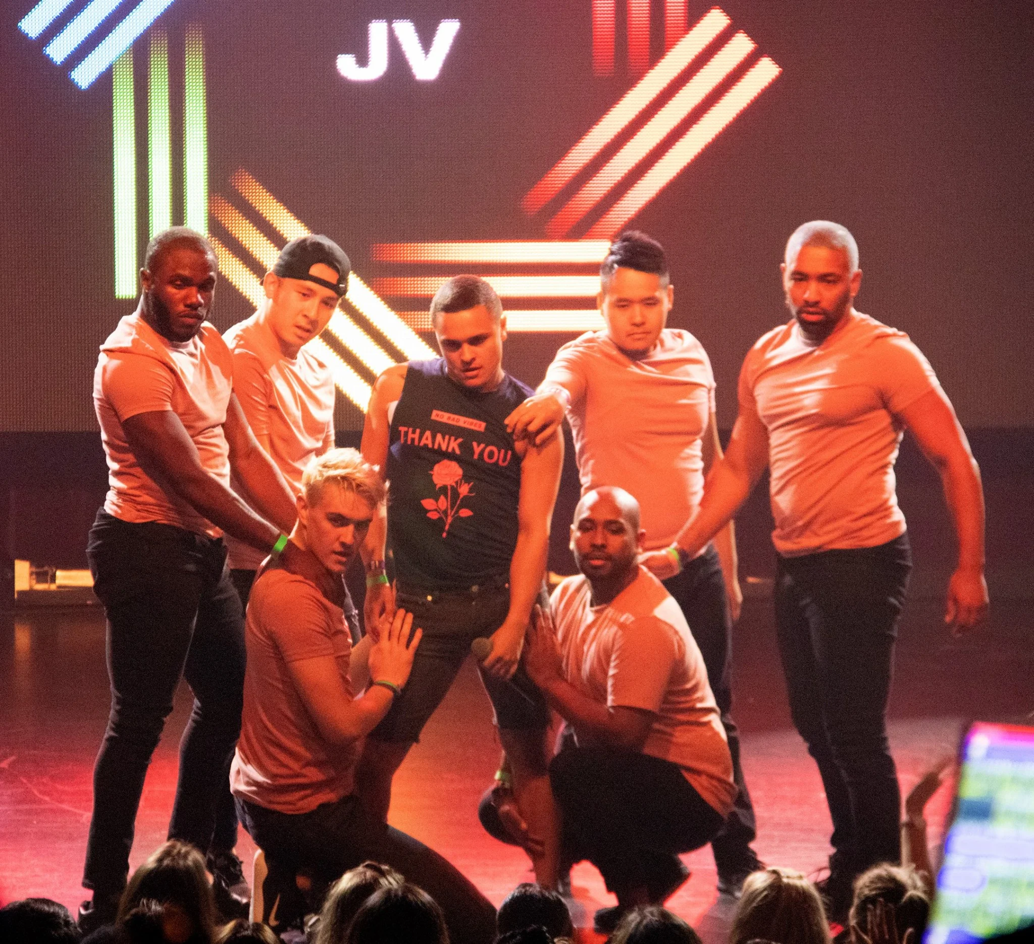JV, Dalin Celamy, Alex Lam, Quill Huntley, Fernando Zevallos, Ryan Wong, Dennis Moss on stage. | Courtesy of Mickey West Photography