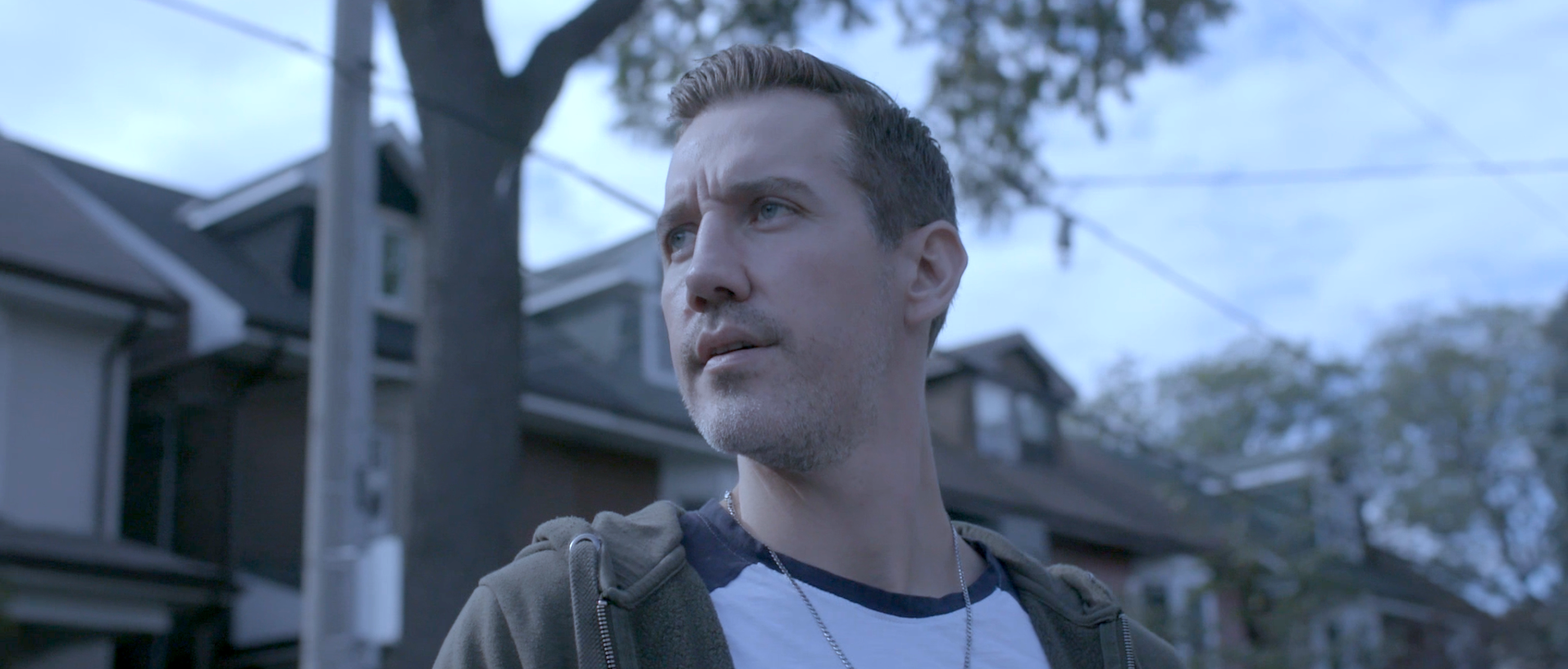 Matthew Sauvé as Grant in Forgotten Corpses: The Confinement | Courtesy of AZURE PRODUCTION