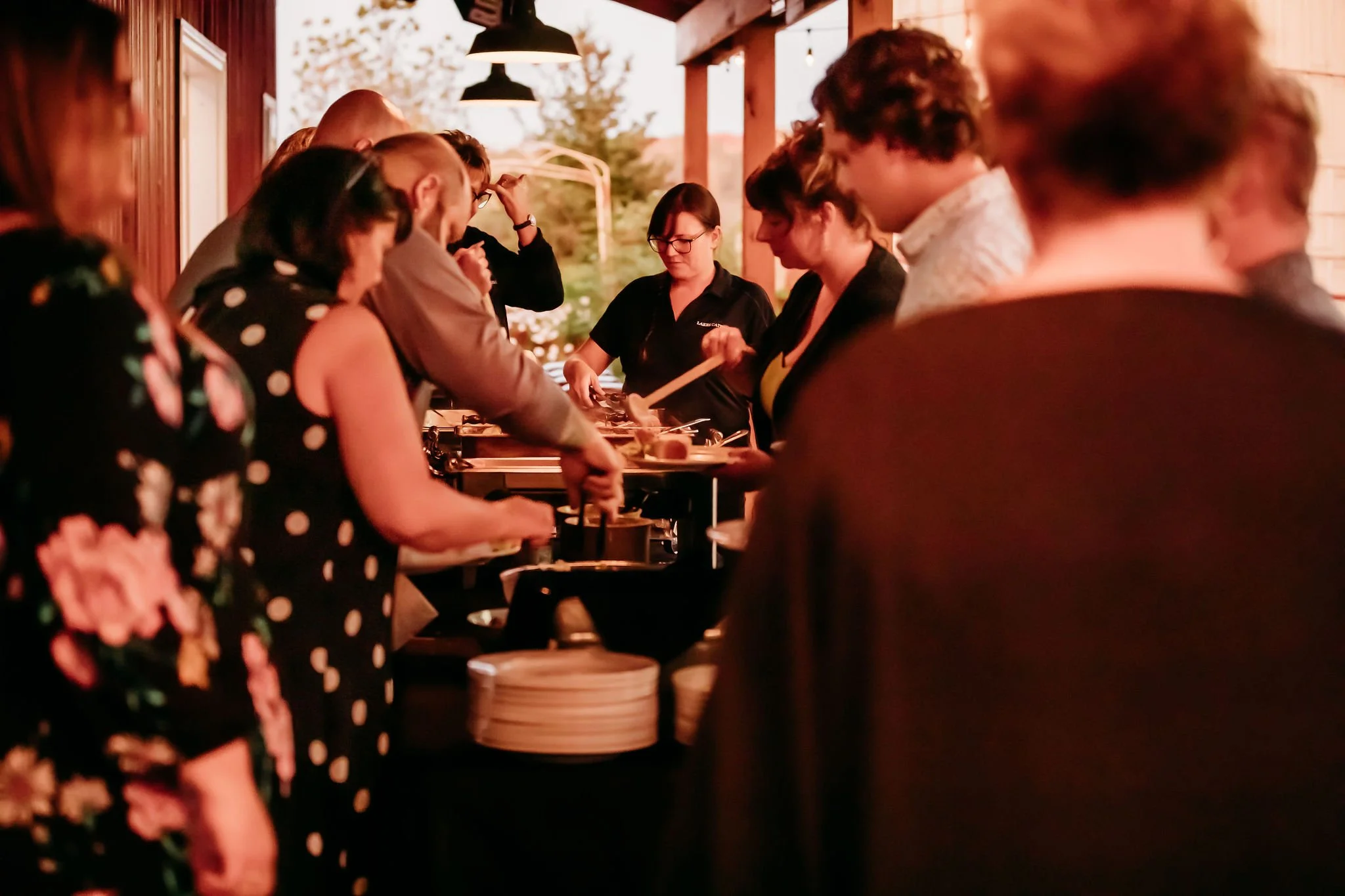 Catering at Adler Ranch Wedding Venue near Alexandria MN