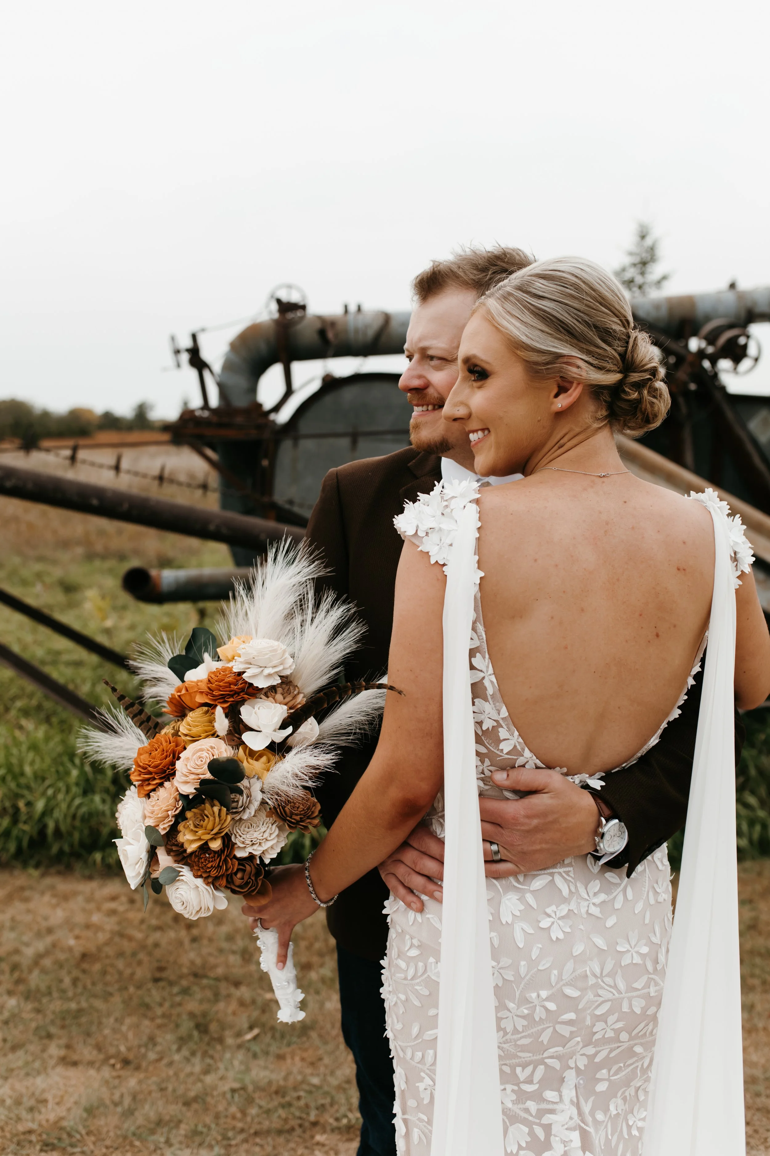 Bride &amp; Groom at Adler Ranch