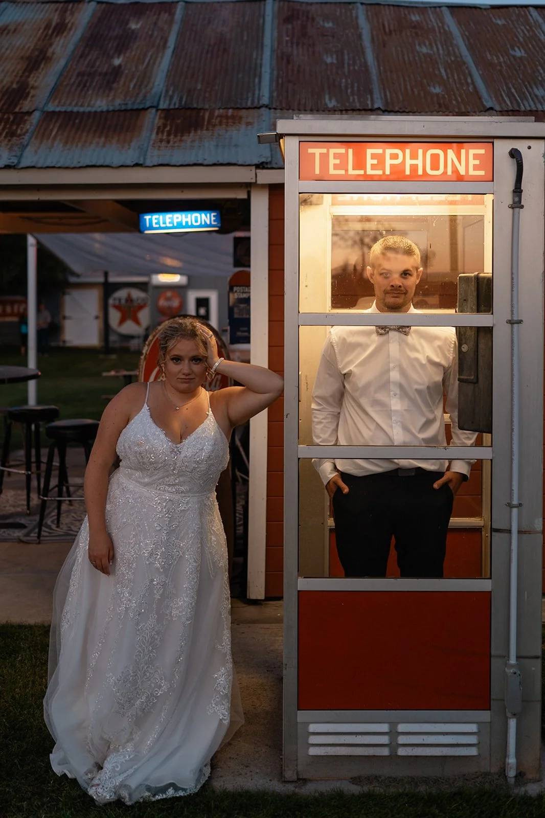 Bride &amp; Groom phone booth