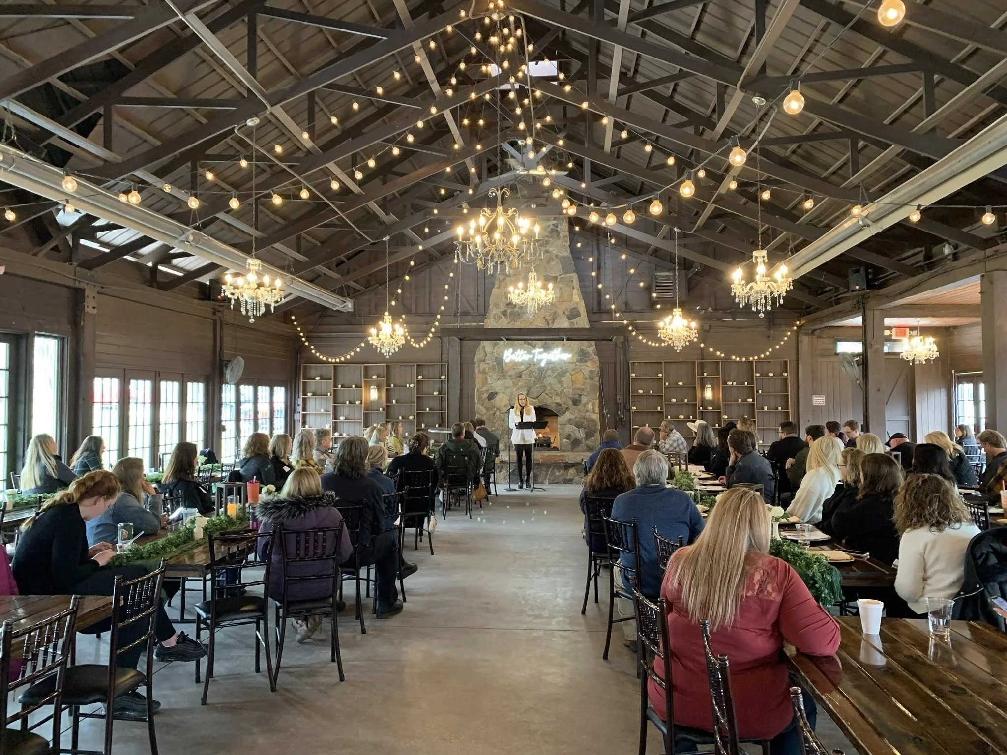 Educational presentation, wedding venue owners working vacation with Didi Russel, continuing education