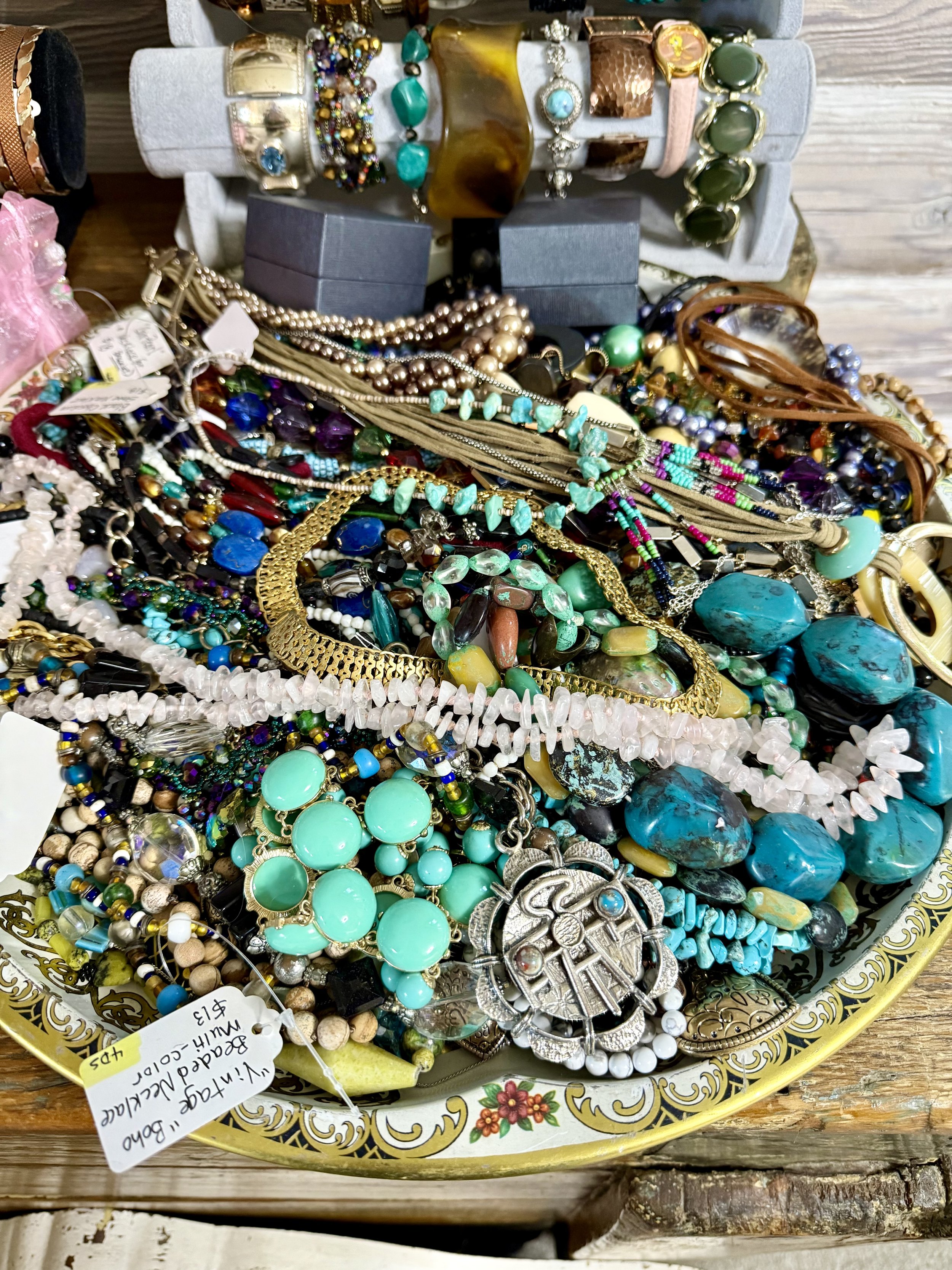 Jewelry for sale at the Adler Ranch Retro Market, Alexandria MN  July 24 & 25, 2026