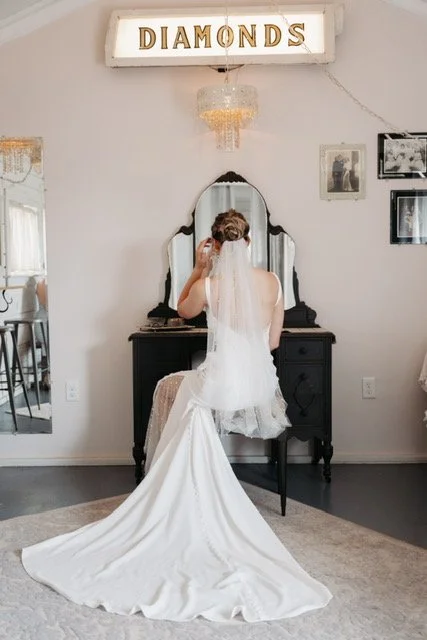 Bride in the Adler Ranch Cabin, plan your wedding in three to six months, MN Rustic Wedding Venue, wedding venues Alexandria MN, outdoor reception venues MN