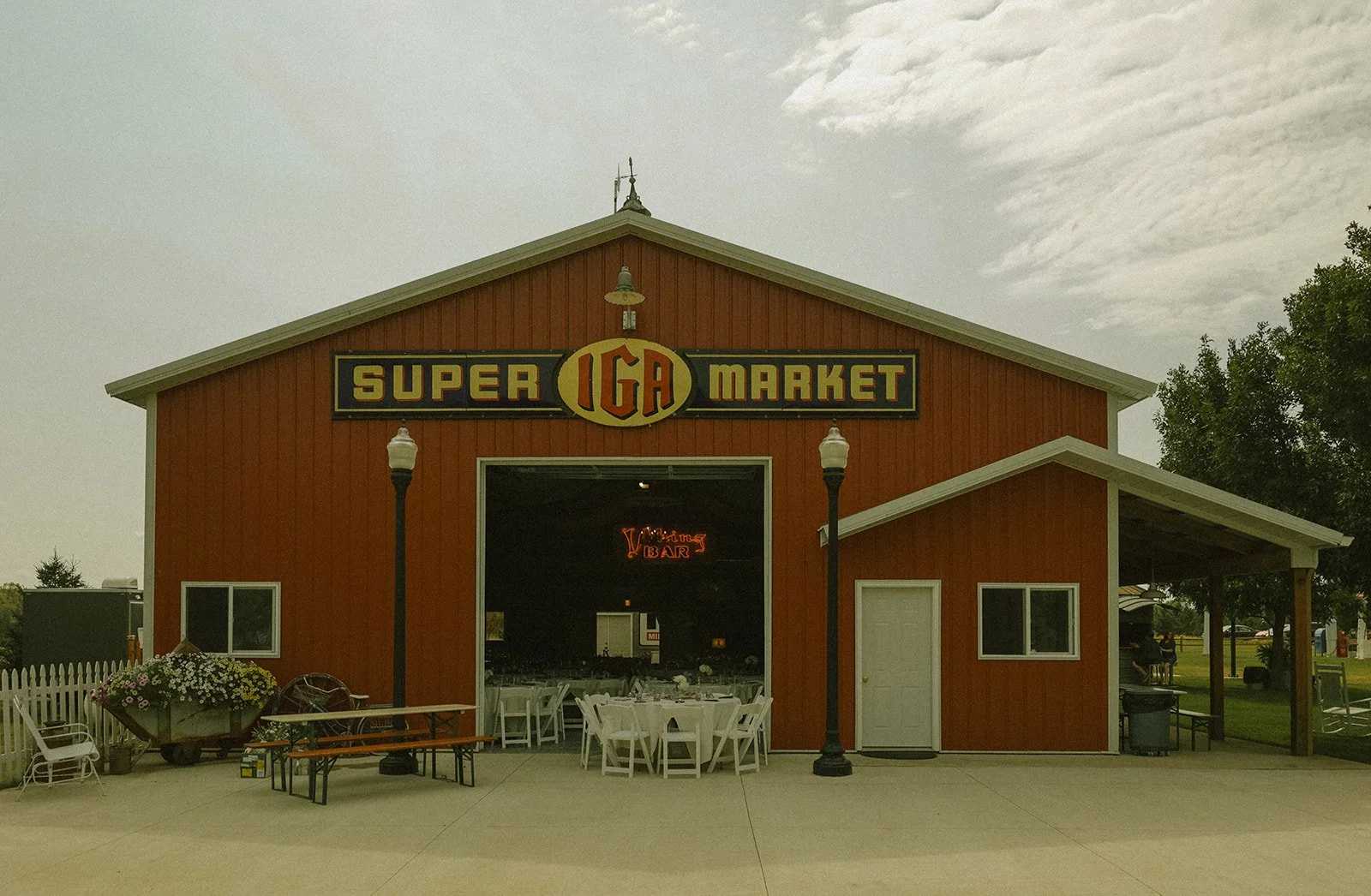 The Banquet Barn at Adler Ranch Wedding Venue, located about two hours from the Moorhead MN area