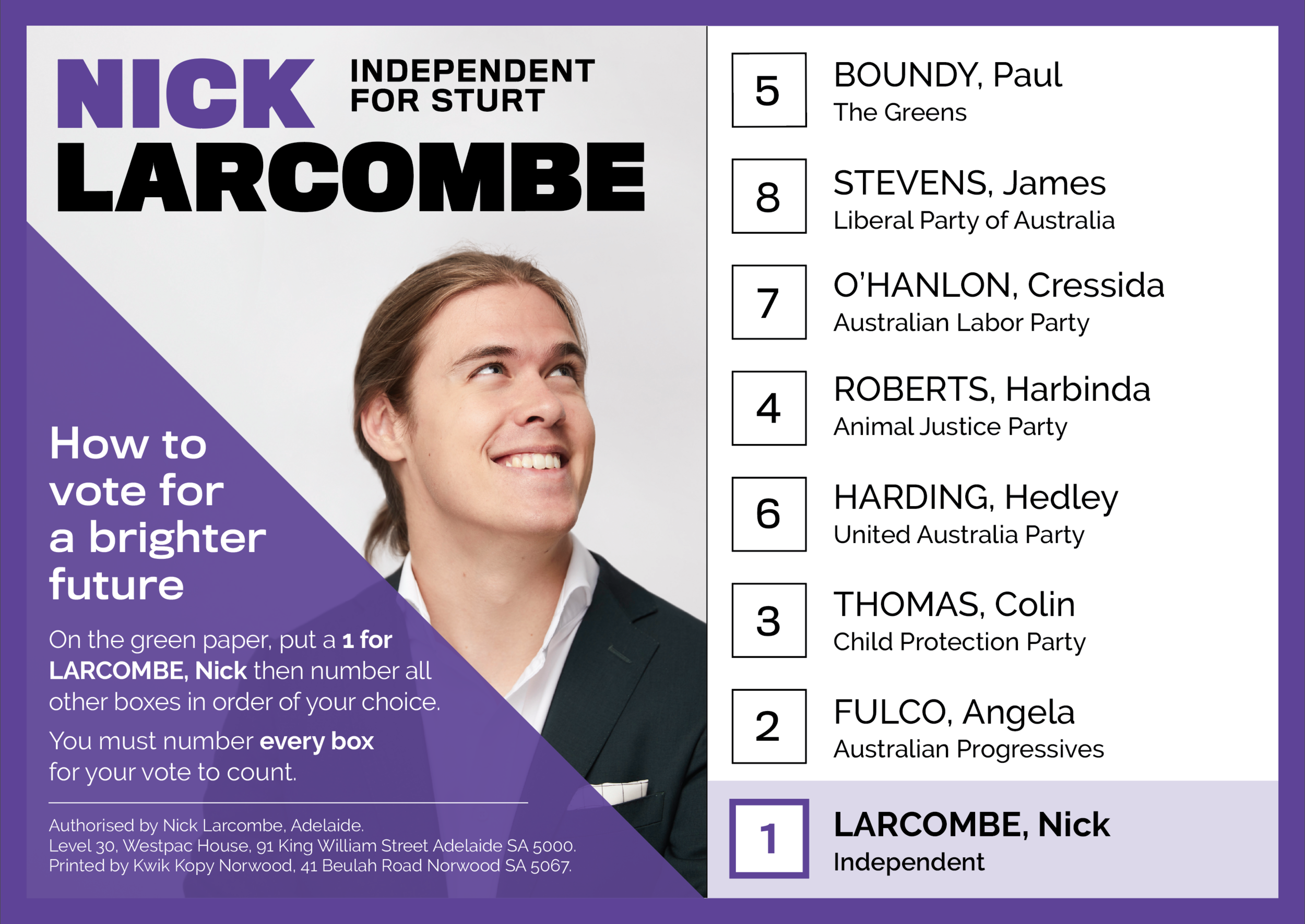 Nick Larcombe How to Vote