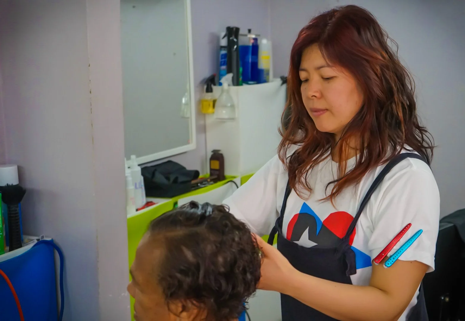 Volunteer Kumi Hirose