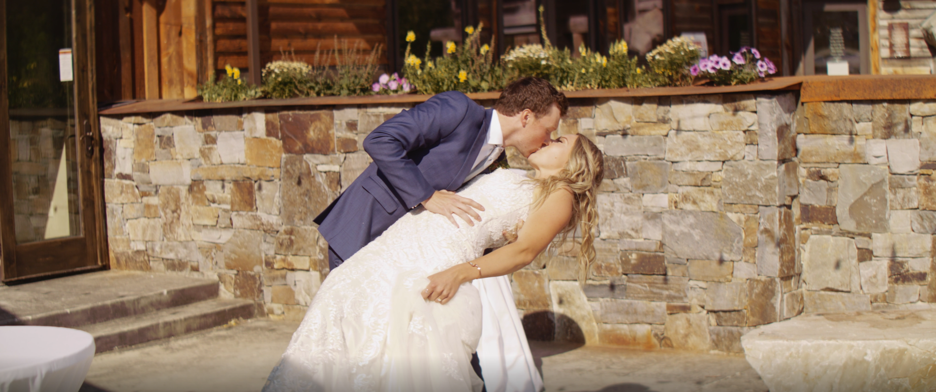The Black Hawk on the River venue had all the beautiful checklist items a wedding couple could ask for: riverside walk, lodge, great dining and perfect dance space. Minutes after the ceremony the newly weds celebrated with one of the most classic poses of all time!