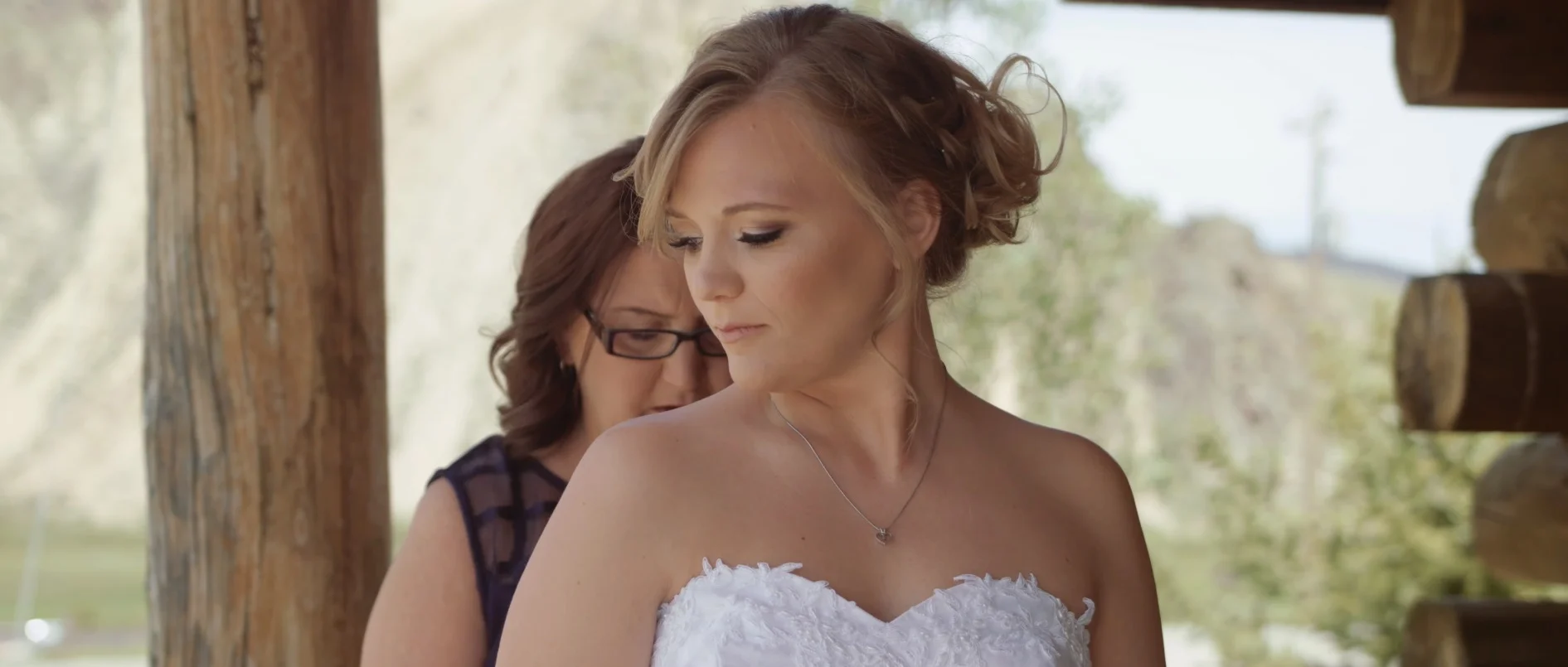 Anticipation building as our bride gets ready for the ceremony! Of course every bride needs their mother to help them feel like a princess on their big day!