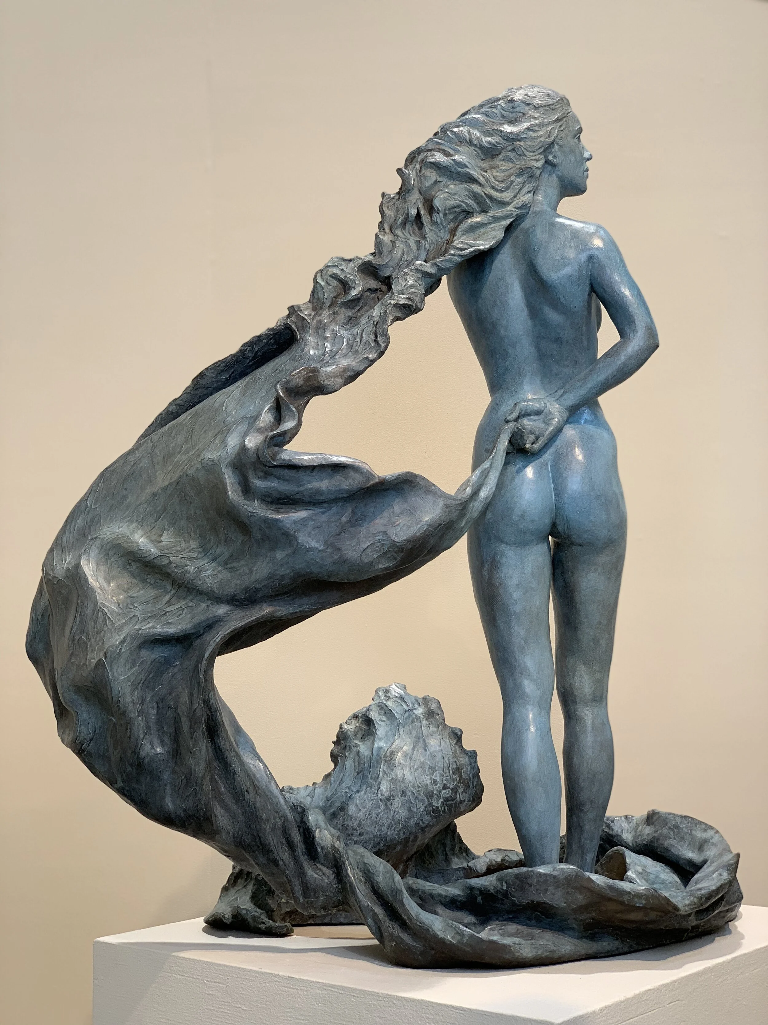 Salt, Sand & Sky Blue, Bronze by INJ