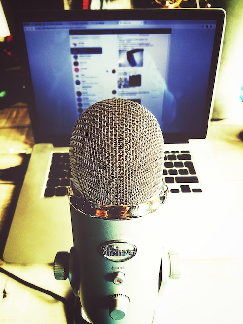 My gorgeous microphone for Jerm Warfare live streaming.