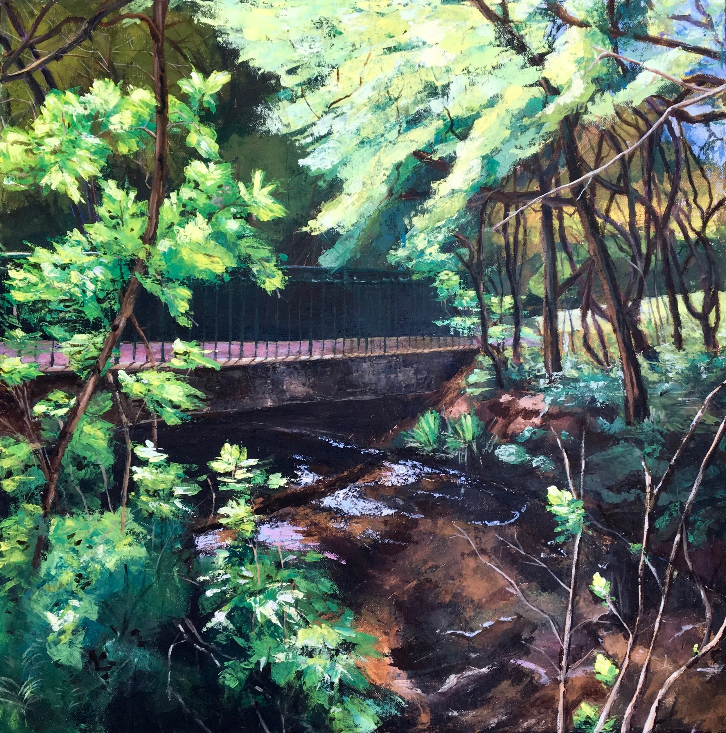 A Footbridge over Dollis Brook - 1