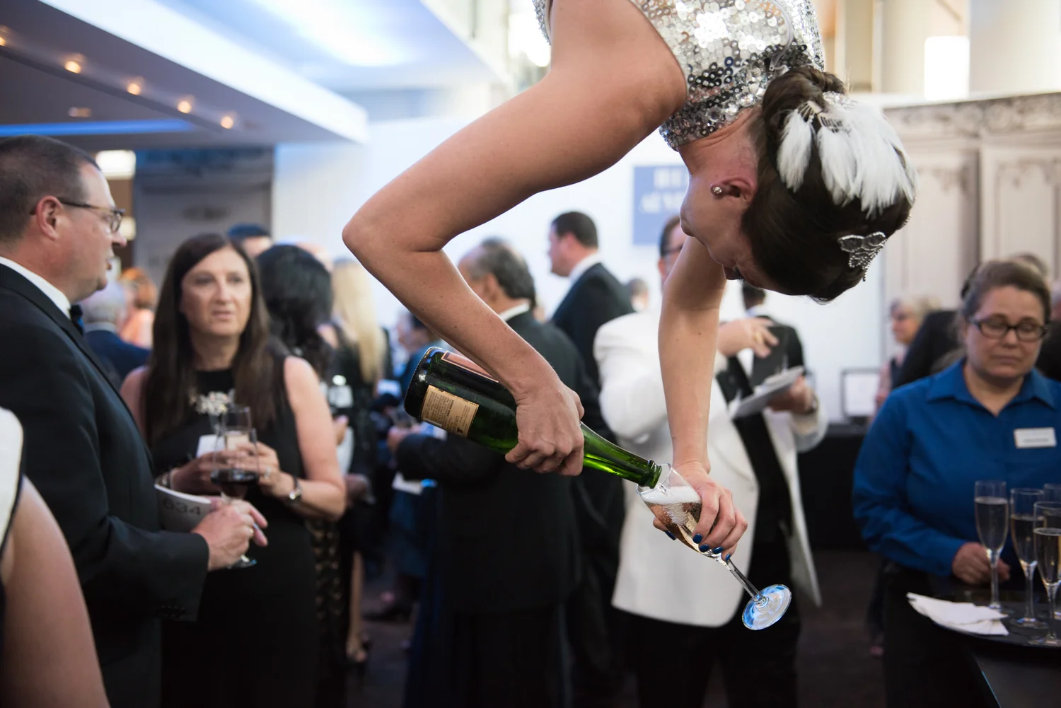 Champagne Aerialist