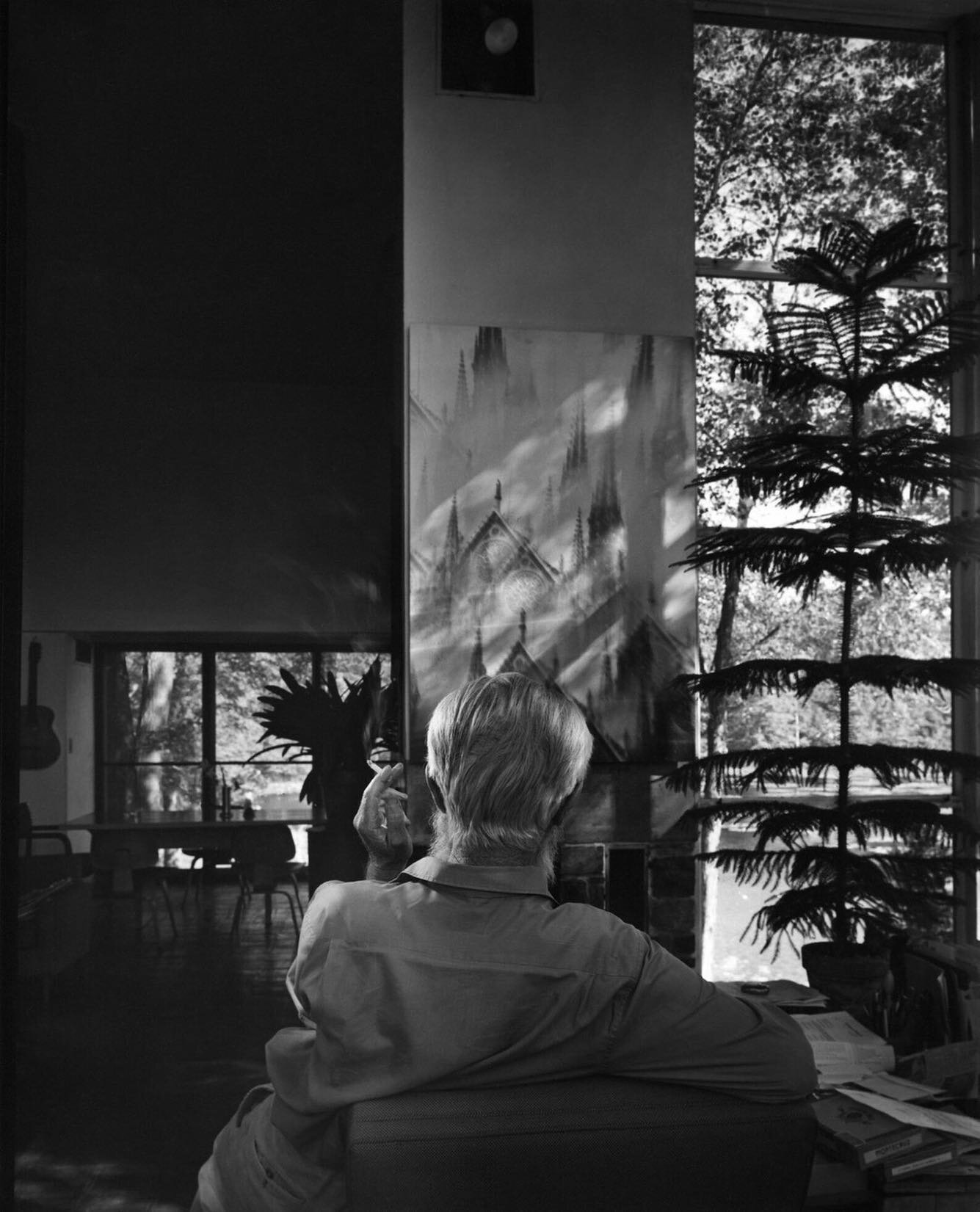 Edward Steichen's commitment to photography and to building fellowship with the next generation of photographers is palpable in the many portraits of him by taken by his fellow artists. Master photographer Yousuf Karsh's 1967 portrait of Steichen at 