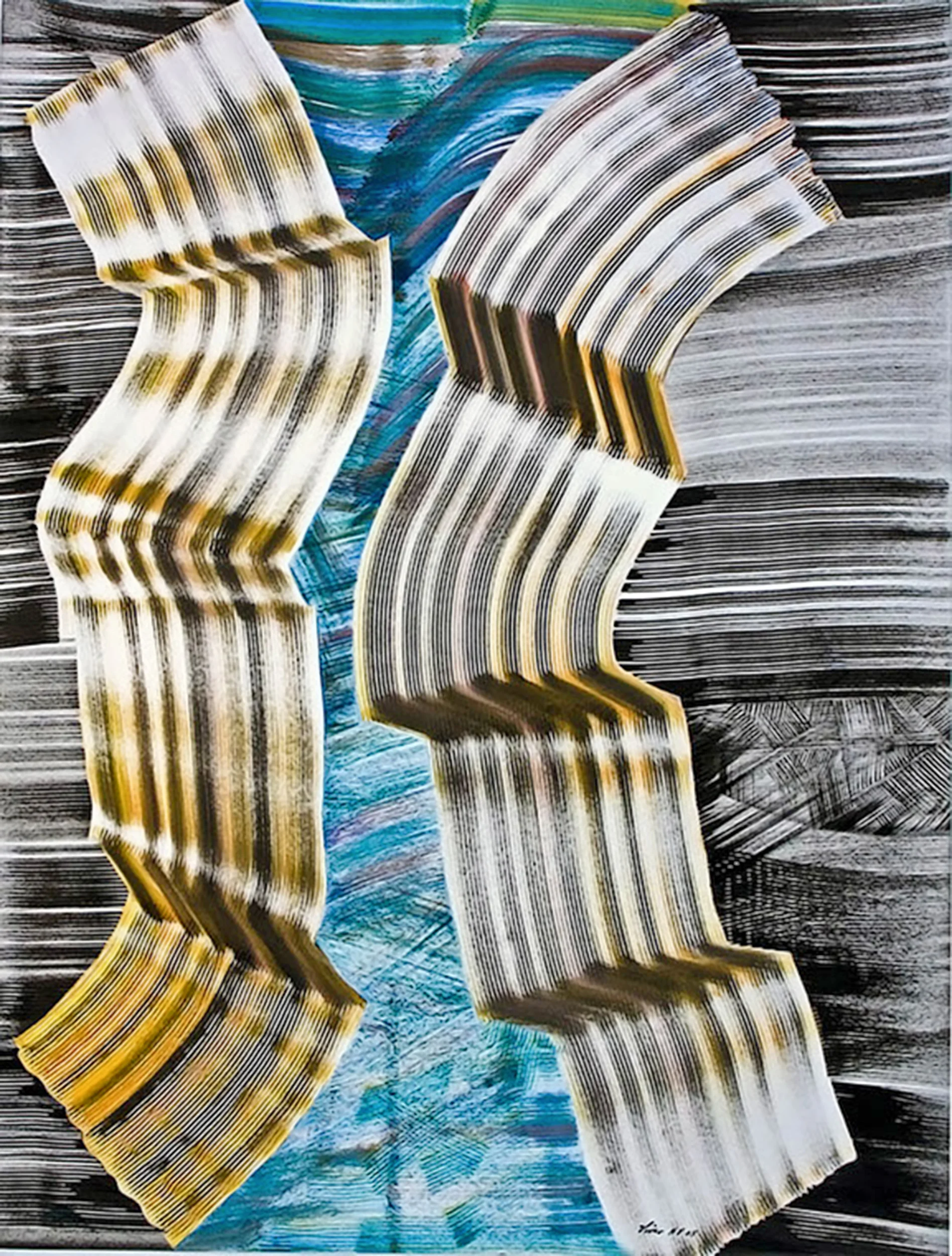   PARAMETROS / PARAMETERS  2015 ink on paper 127 x 97 cm 