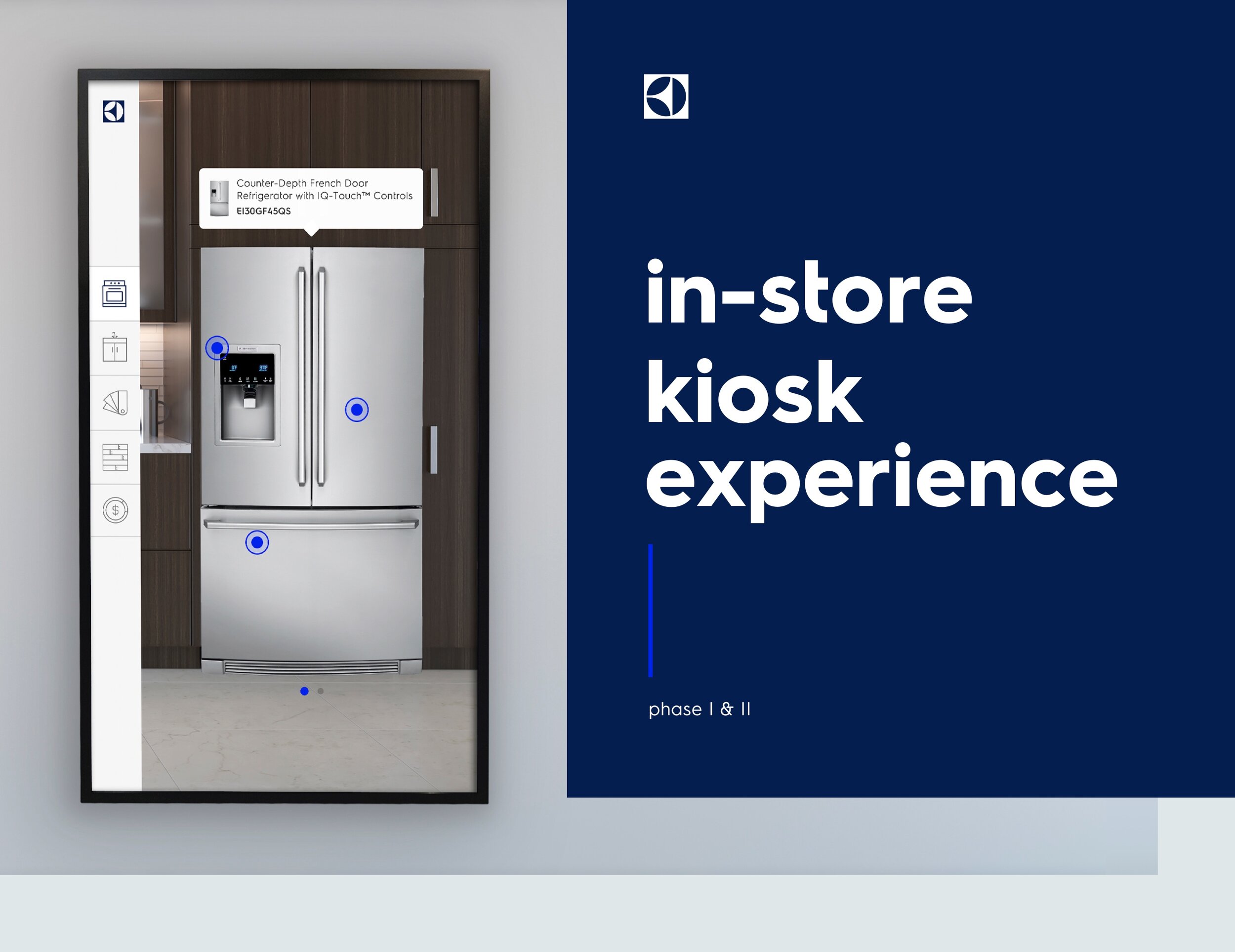 Electrolux in-store kiosk