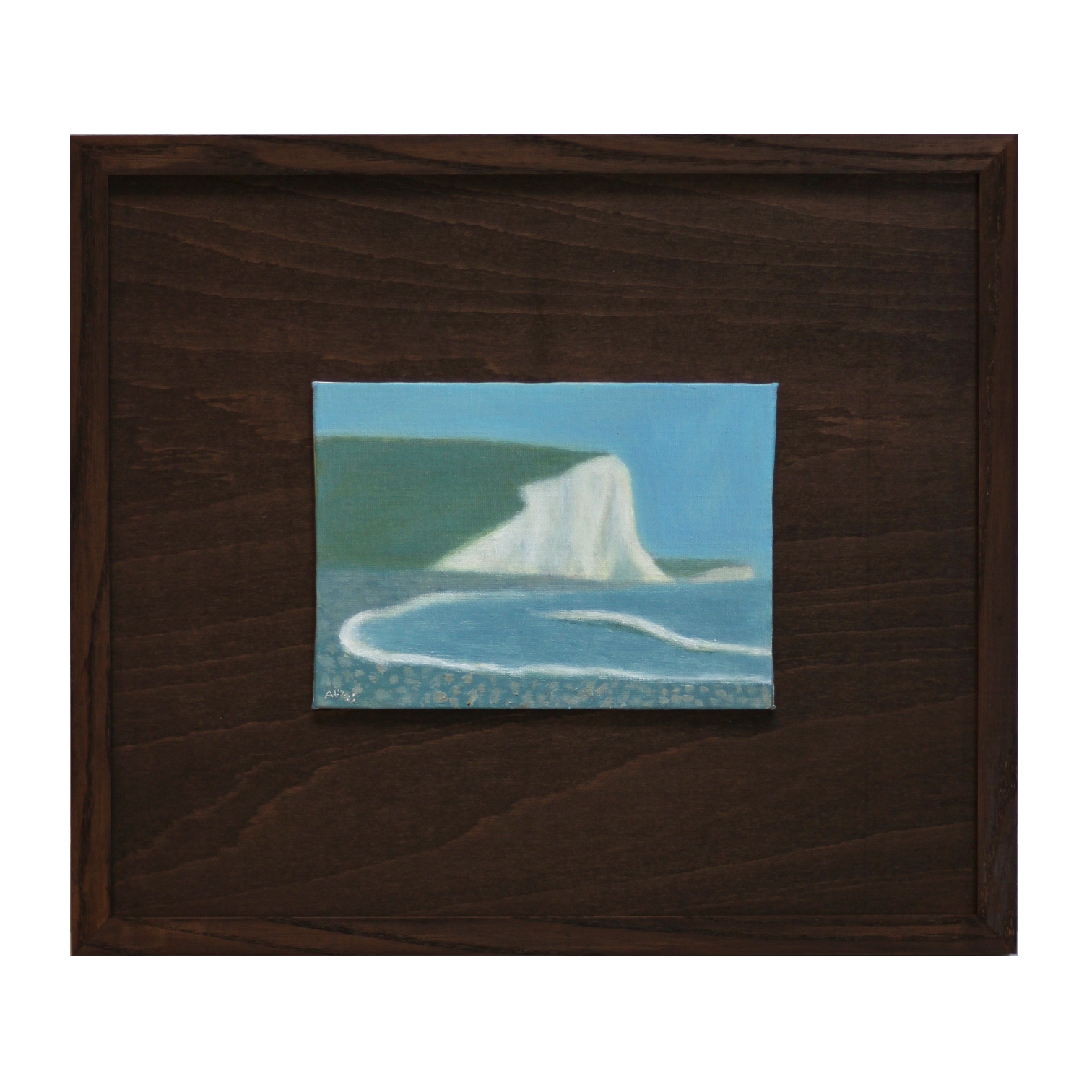 White cliffs in winter