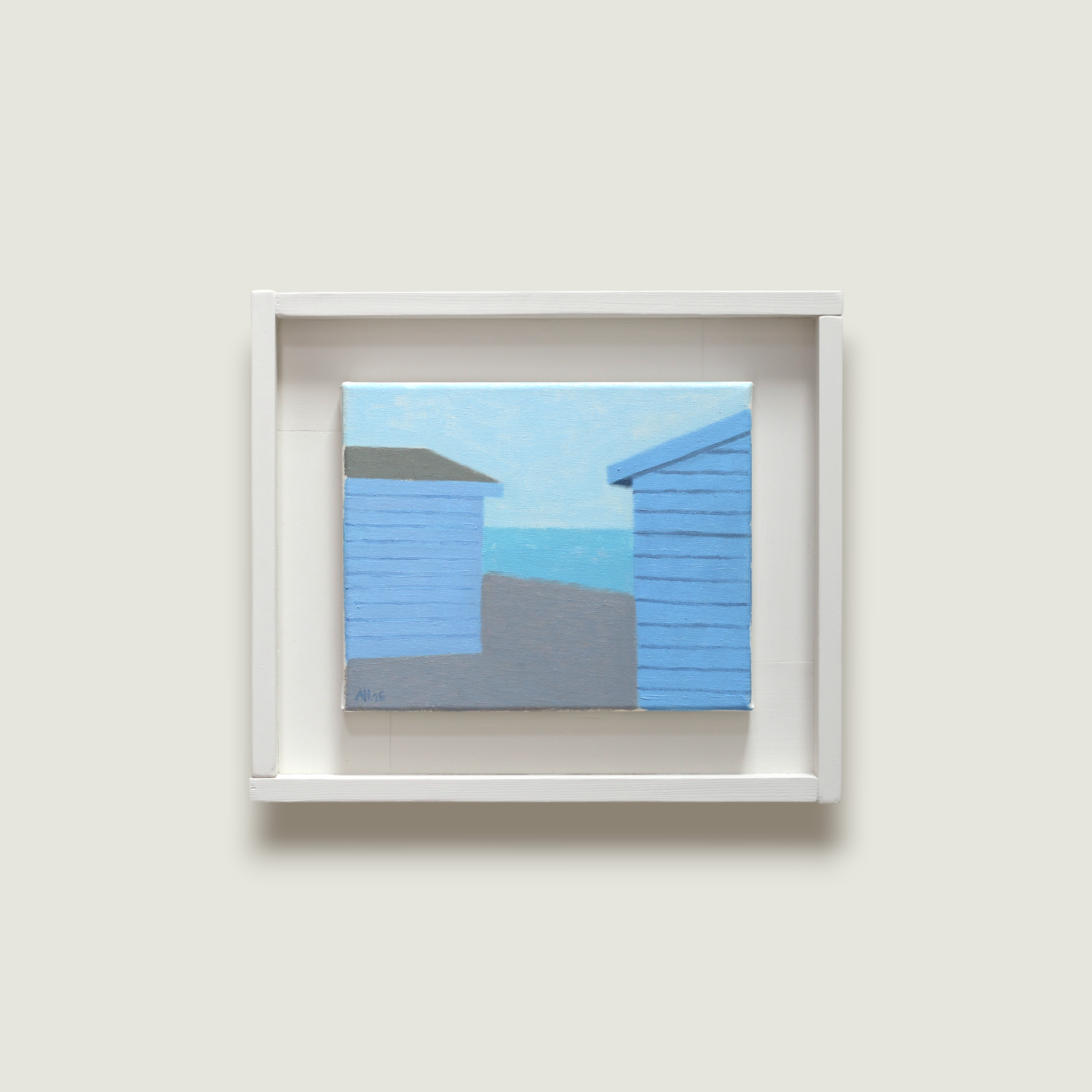 Two beach huts