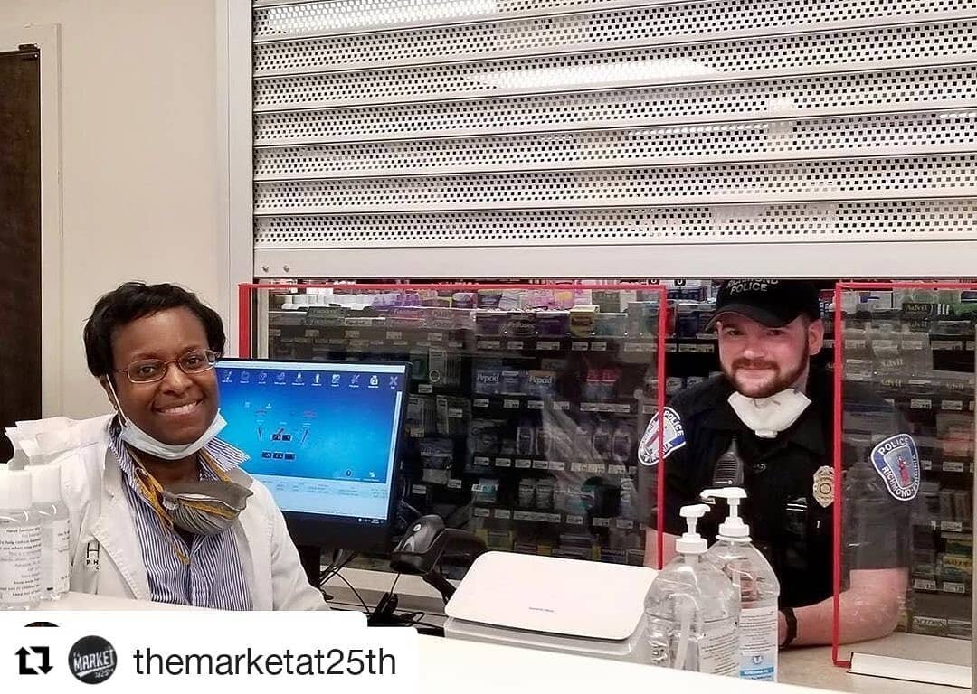 #Repost @themarketat25th (@get_repost)
・・・
❤️❤️❤️ Posted @withregram &bull; @rpdfirstprecinct We are grateful for the businesses in 1st Precinct! We were running a little low on hand sanitizer for the officers when @themarketat25th and @hopepharmacyr