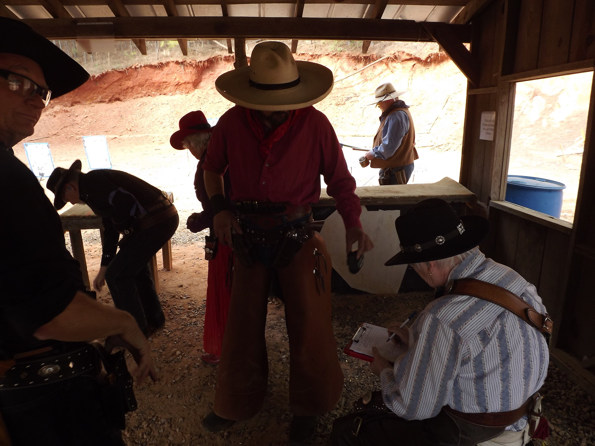 Lighthorse Pete giving the time to Witch Doctor