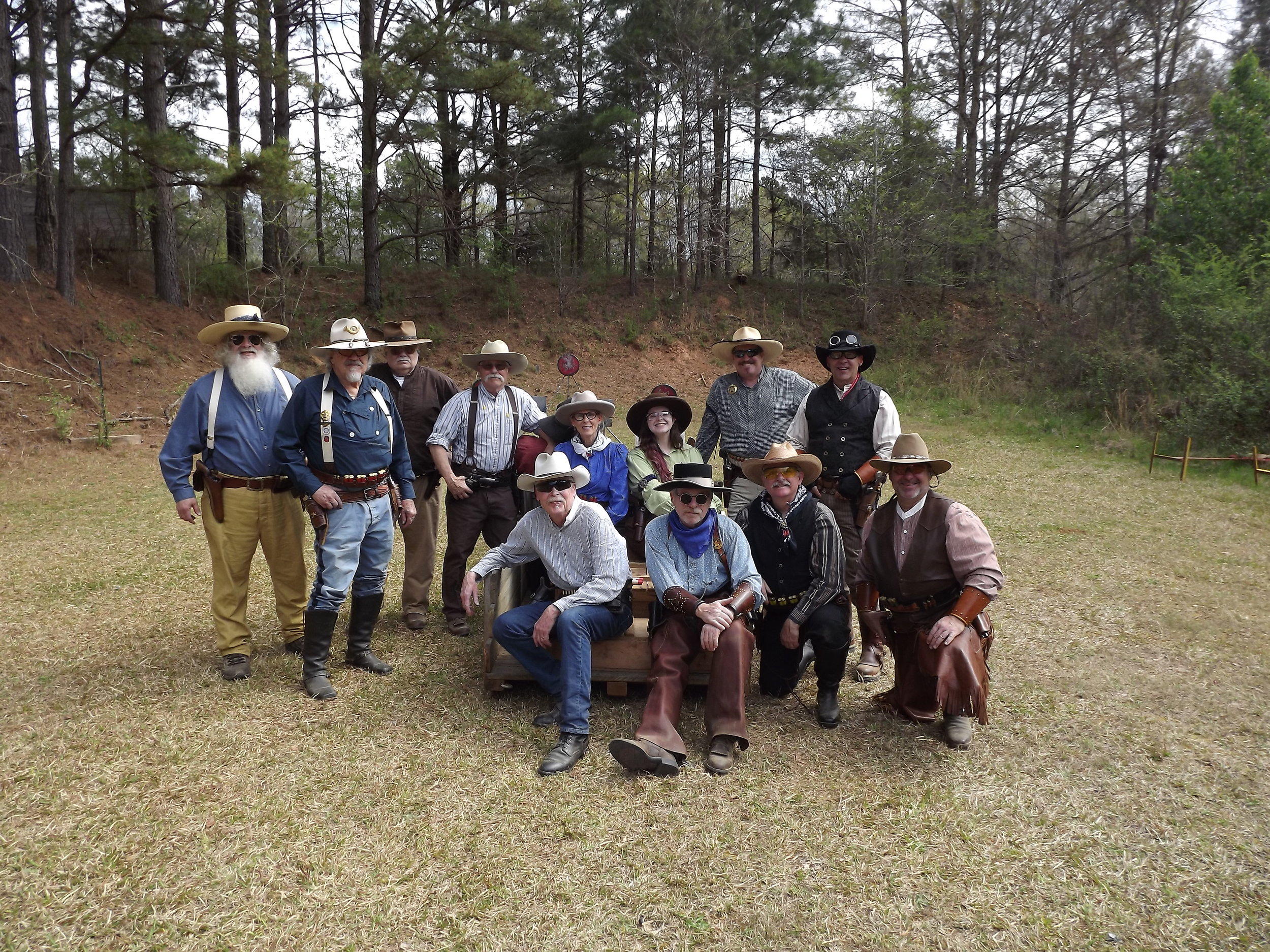 Front: Ozark Azz, Blue Speirman, Marshal Ruger, Schofield Twin. Back: Steamboat, Major Bill, Dances with Pitbulls, Shorty Butte, Maggie Darlin, Raindrop Renegade, The Rainmaker, Kantankerous Tee