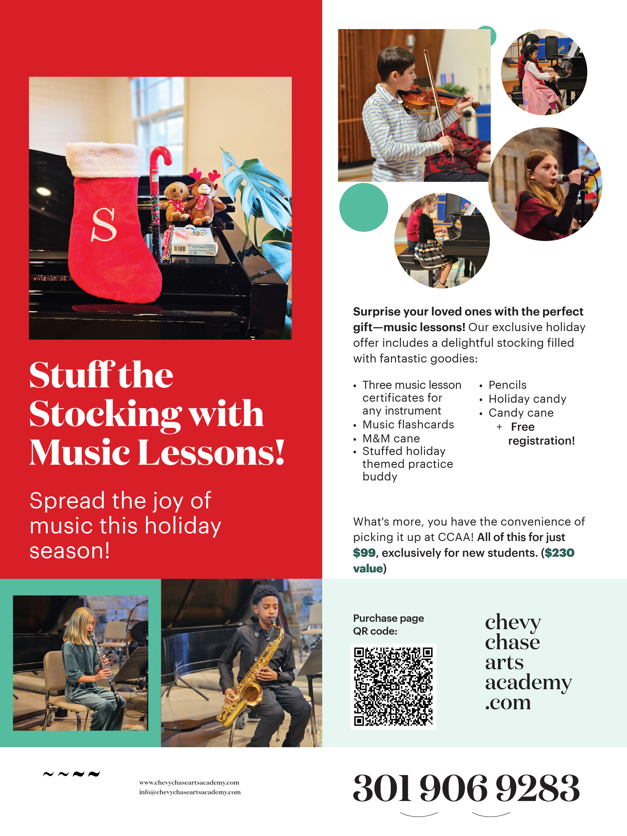 Stuff the Stocking with Music Lessons!