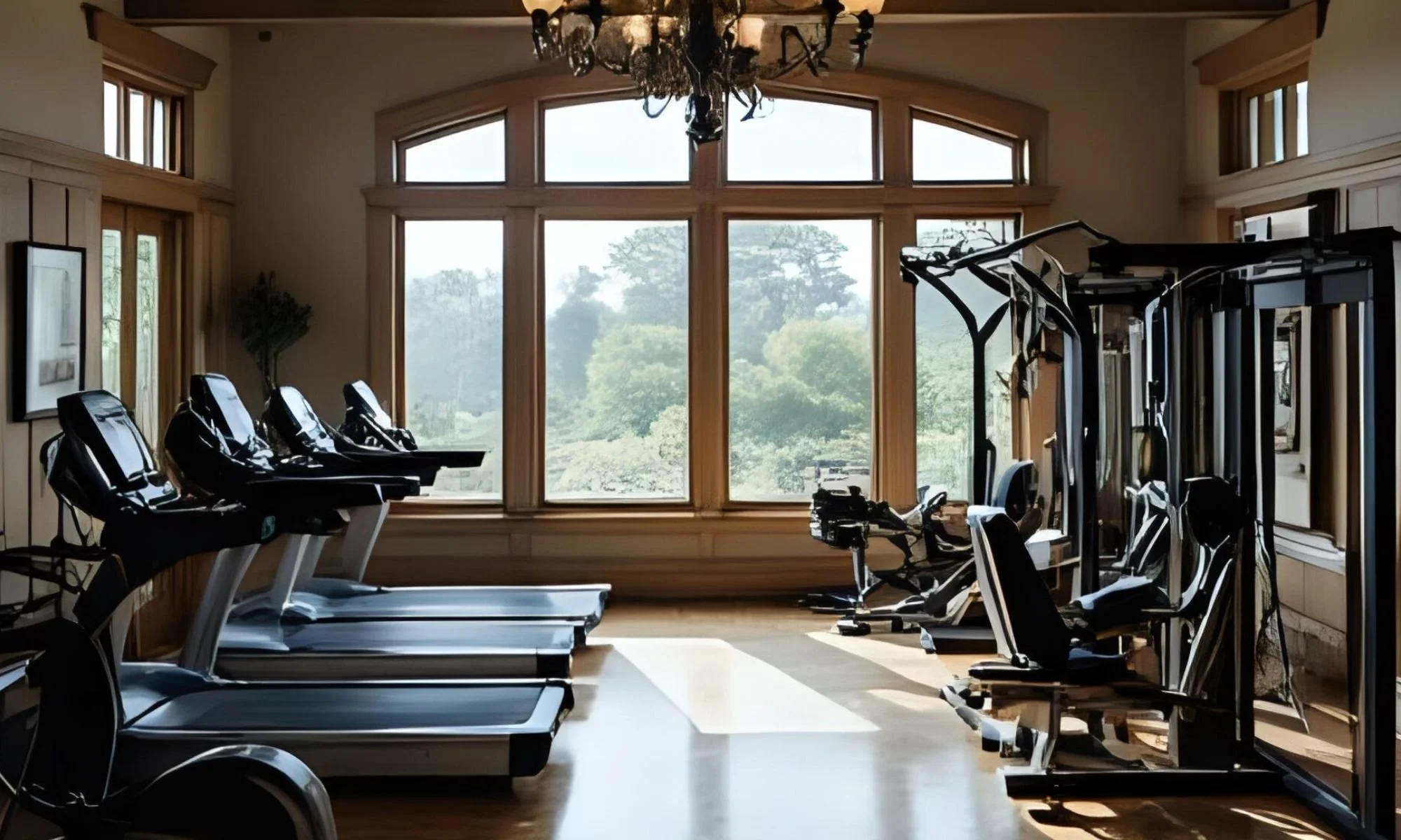 Yonas Mekonen in person coaching with concierge in home training