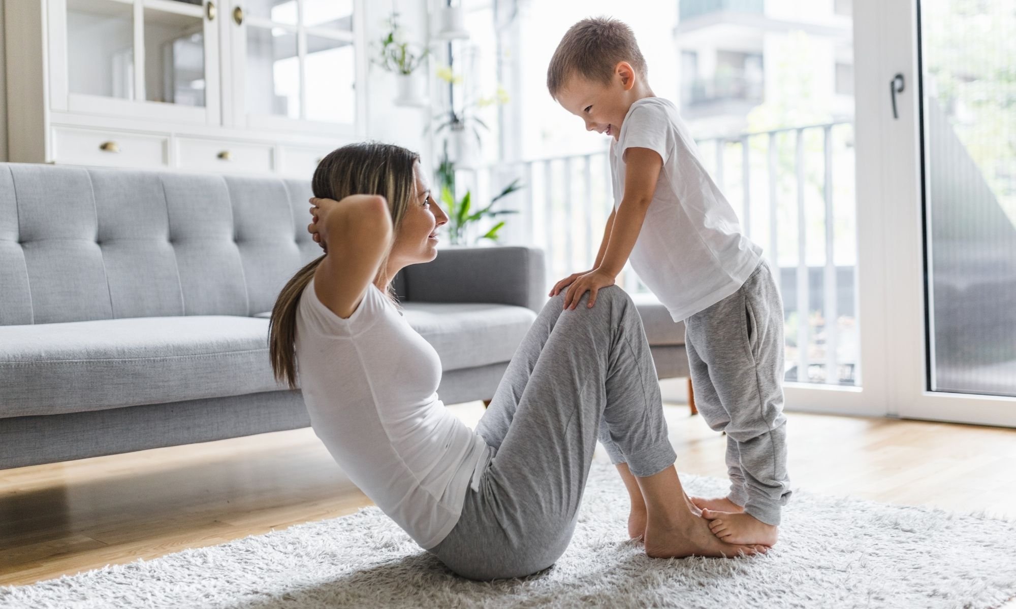 Online strength training for stay at home moms