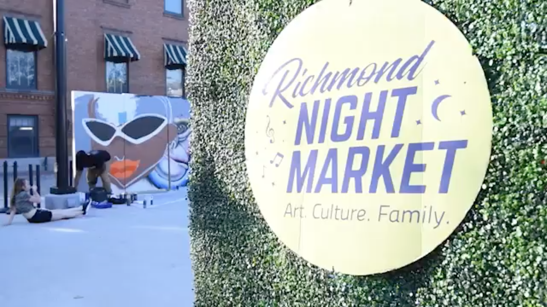 Screenshot from Richmond Night Market video by @bso.creative