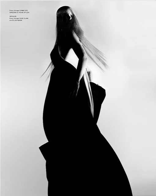 SAM DROUIN-ASPDEN WEARS COMME DES GARÇONS ARCHIVE AT HOL for VOLT Magazine photography Nick Knight