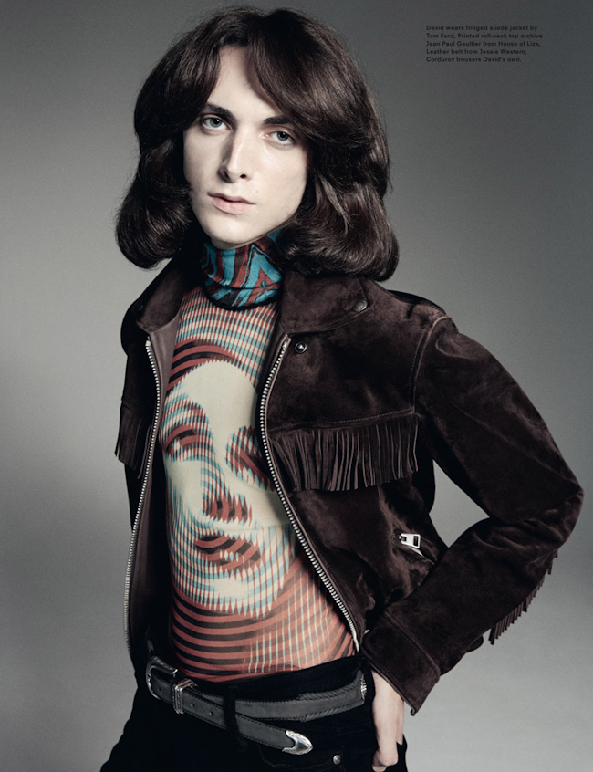 DAVID H WILDE WEARS JEAN PAUL GAULTIER ARCHIVE HOL for AnOther Man photography Benjamin Alexander Huseby