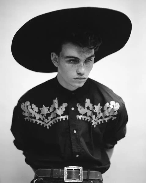 BOY WEARS JEAN PAUL GAULTIER ARCHIVE HOL photography Hayley Louisa Brown