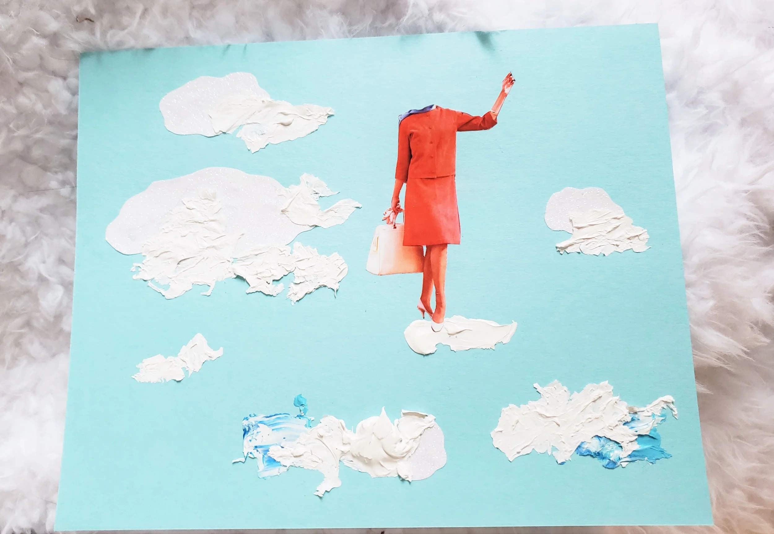 she had her heads in the cloud