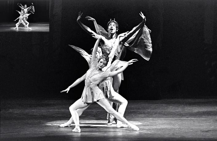  Jean-Pierre Frohlich as Puck and Elise Flagg as a butterfly. 