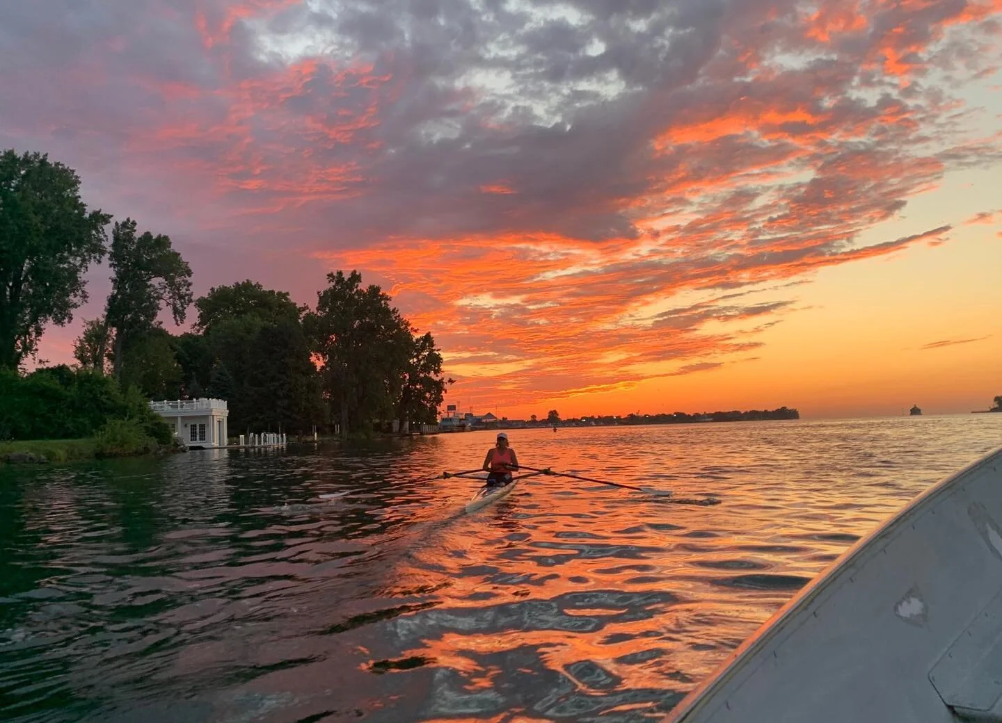 Detroit River sunrises... inspirational.