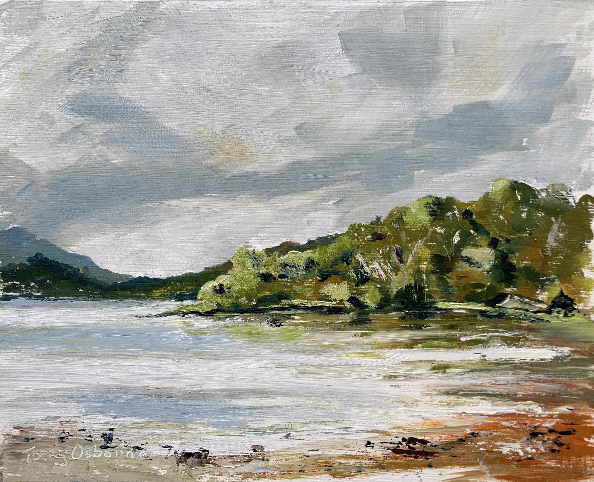 'Out to the Hazelwood' - €275 Framed (Oil on Board 255 x 205 mm) 2026