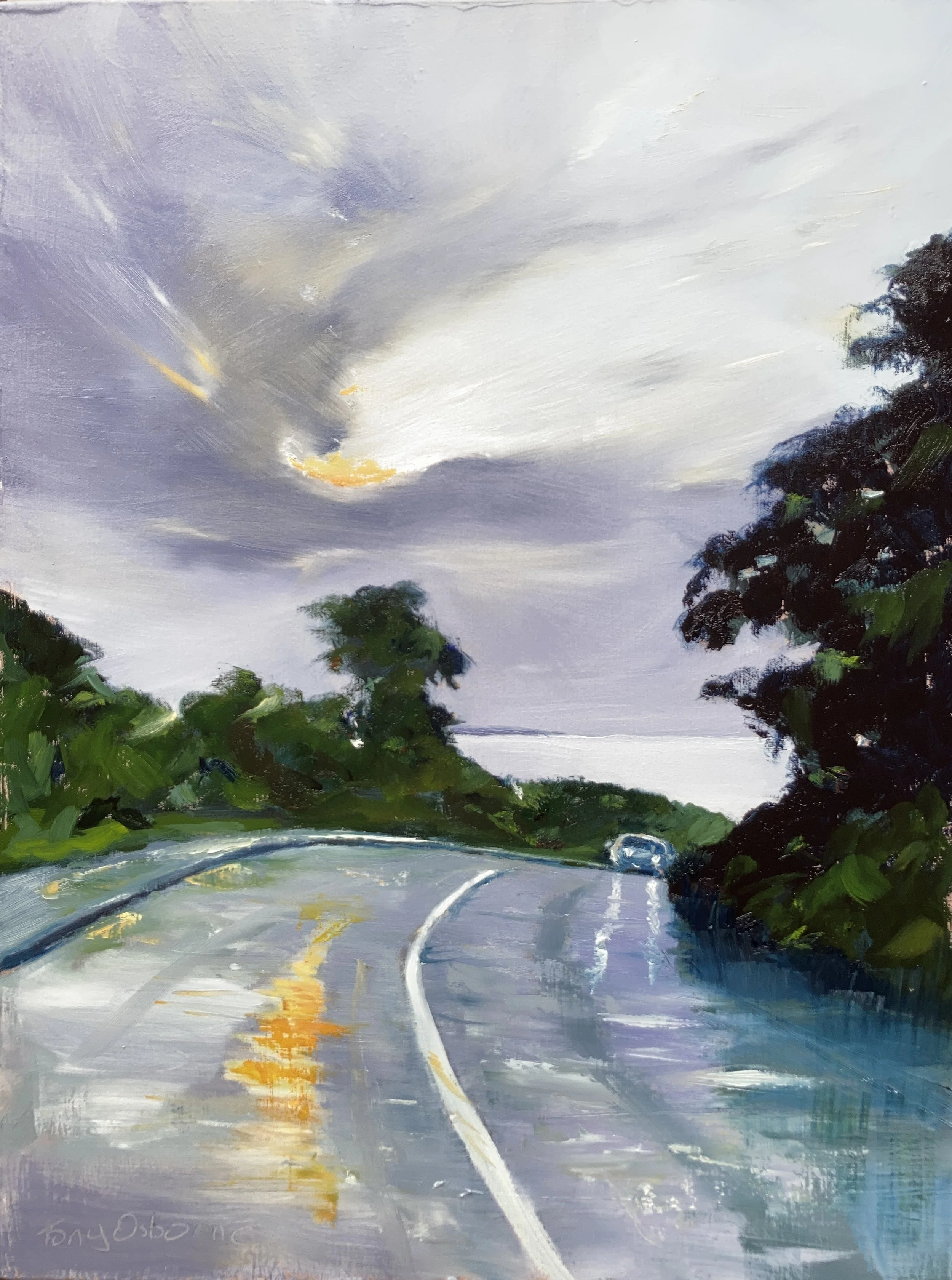 'Burma Road' €475 Framed - Oil on Board 40 x 30 cm (2026)