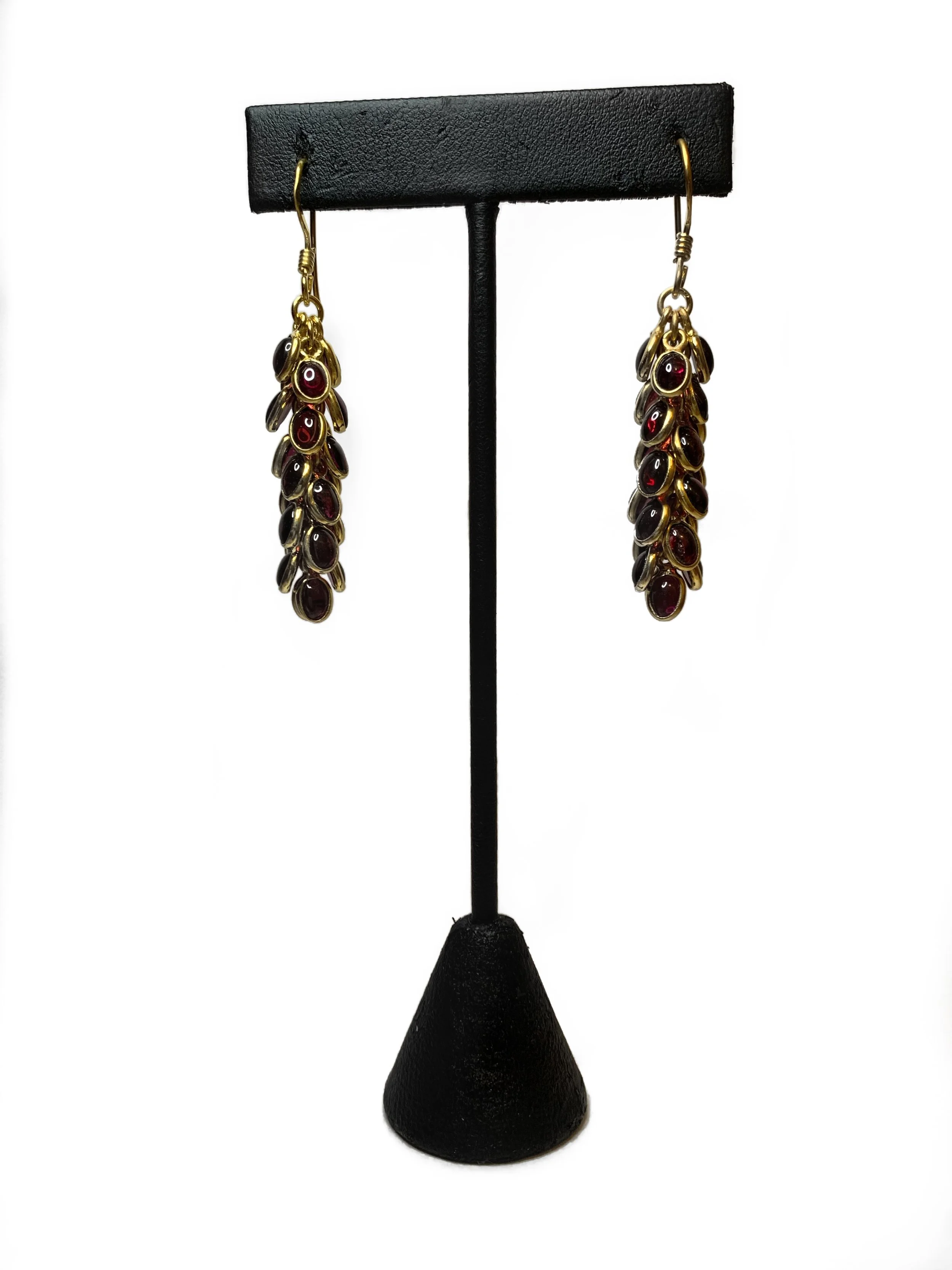 Garnet Grape Earrings 