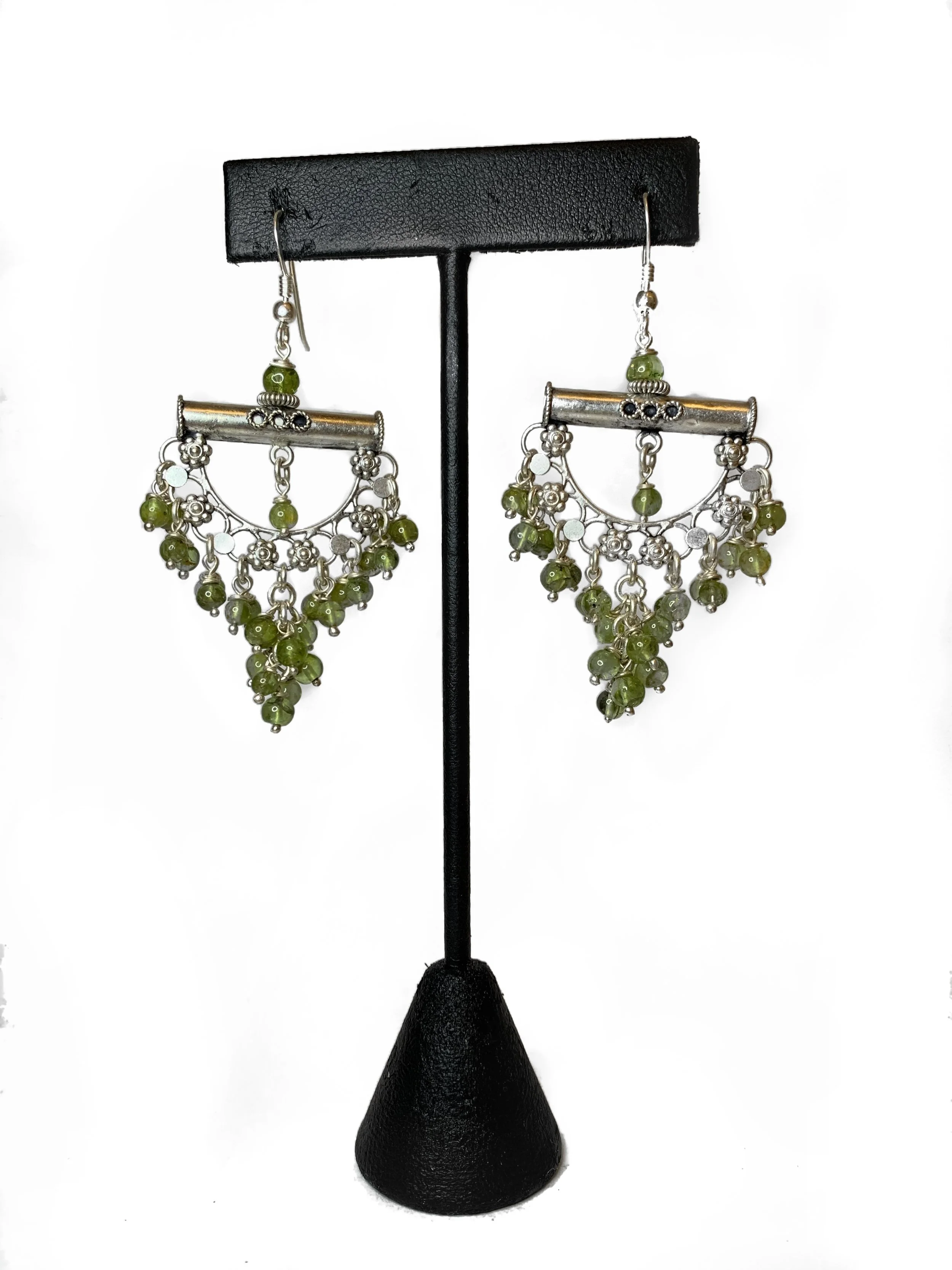Peridot Butterfly Earrings