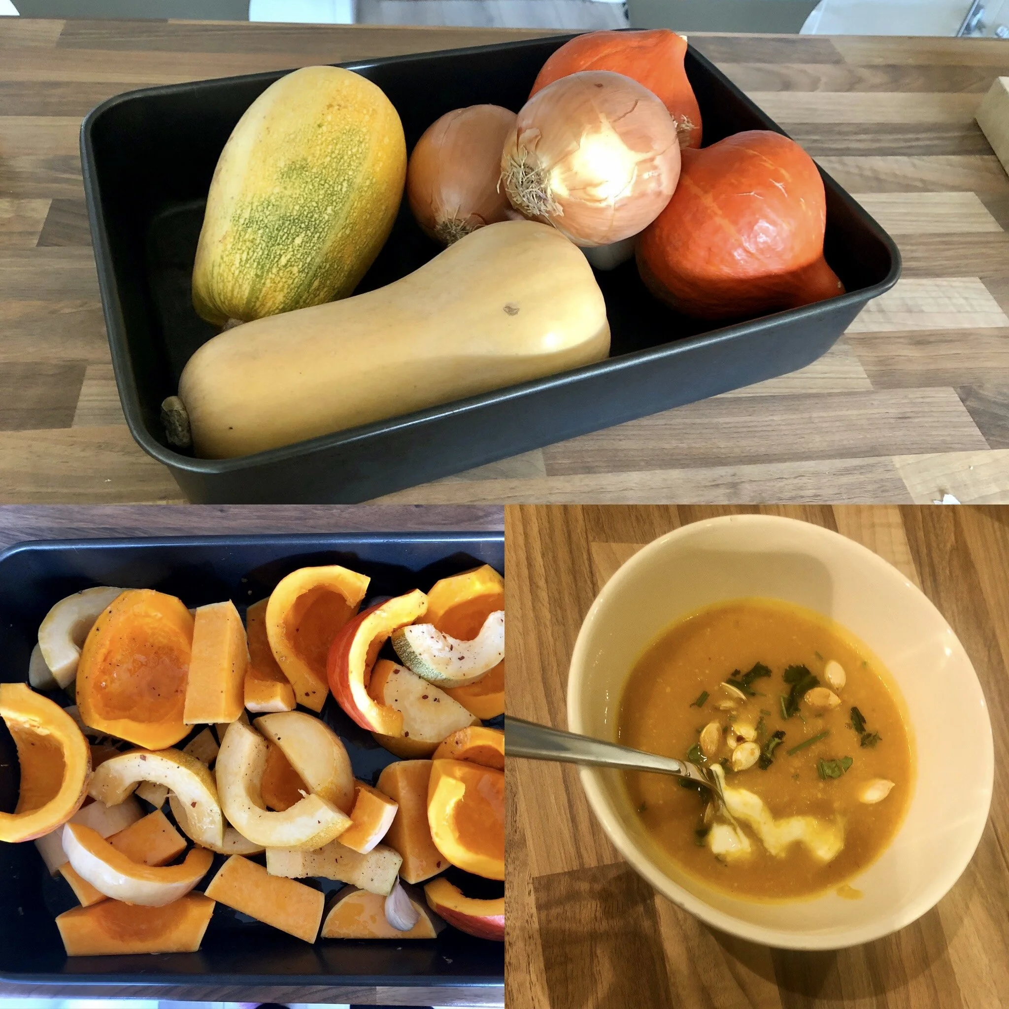 Healthy plates, pumpkin soup and Harry Potter