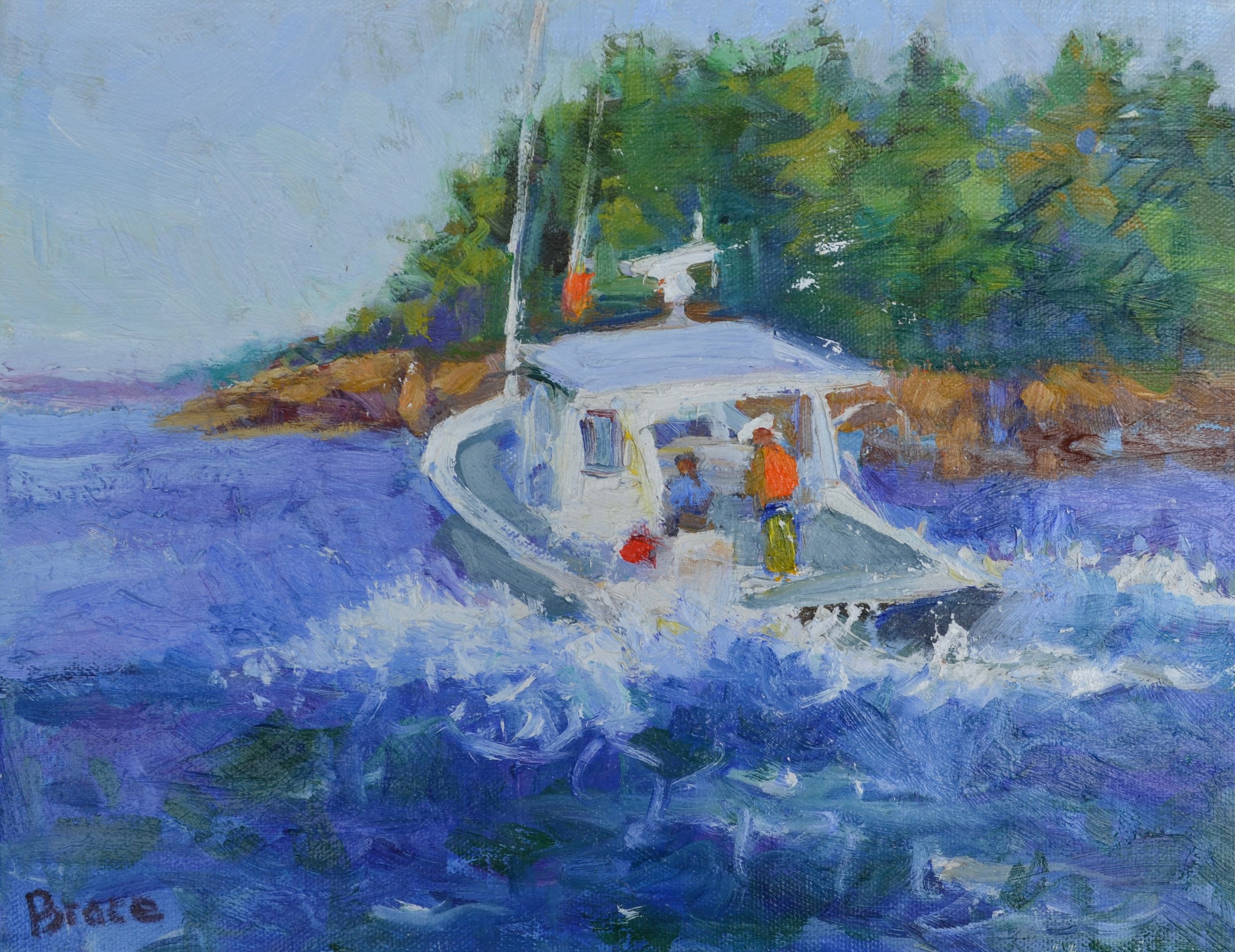 Nearing the Island