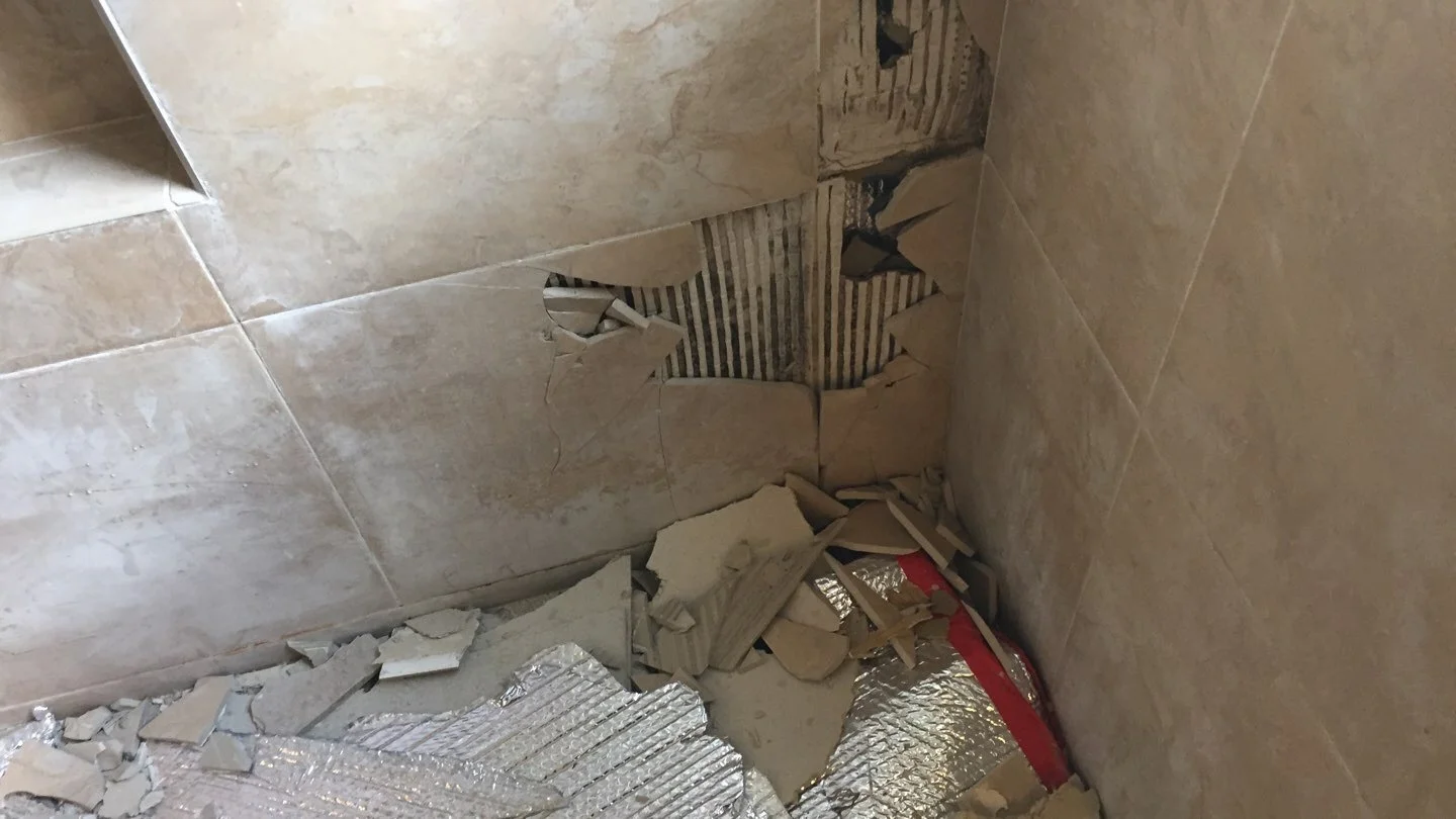 shower leak causing mold in city of sunrise home