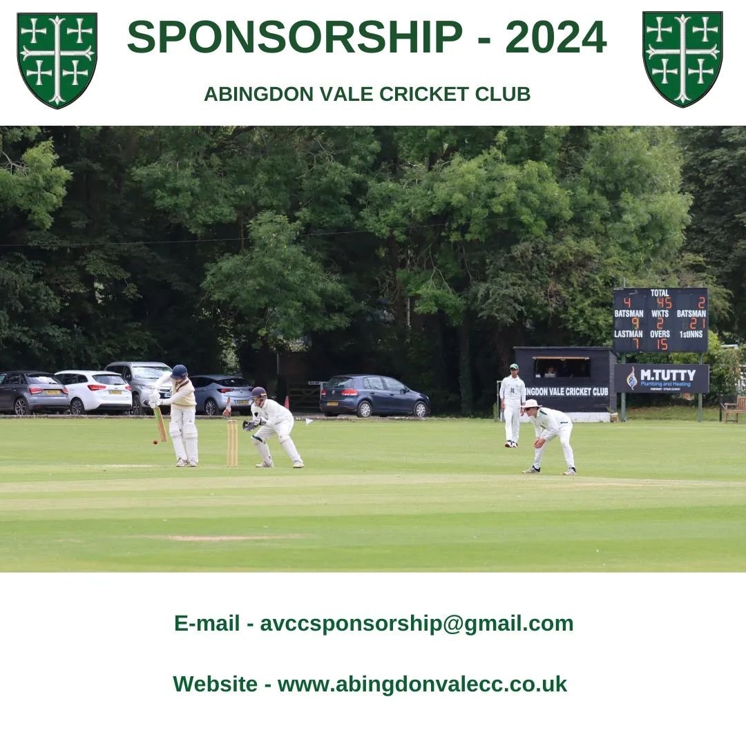 We have several exciting sponsorship opportunities  available ahead of the upcoming cricket season.

These include a range of options that cater to all budgets, and our various sponsorship packages are detailed on this post... take a look and see wha