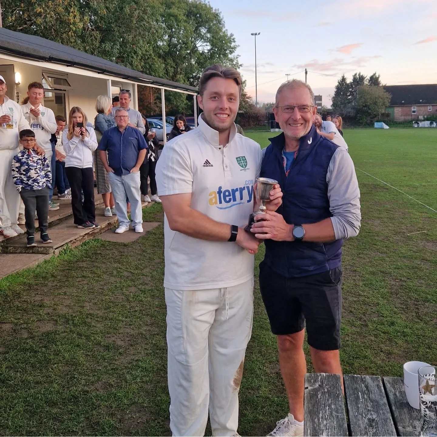 We closed our season with the annual Chairman's vs. President's game yesterday.

The game was won (again) by the Chairman's XI, this time by 6 runs. 

Thank you to all players, officials, guests, helpers, and spectators, who all helped contribute to 