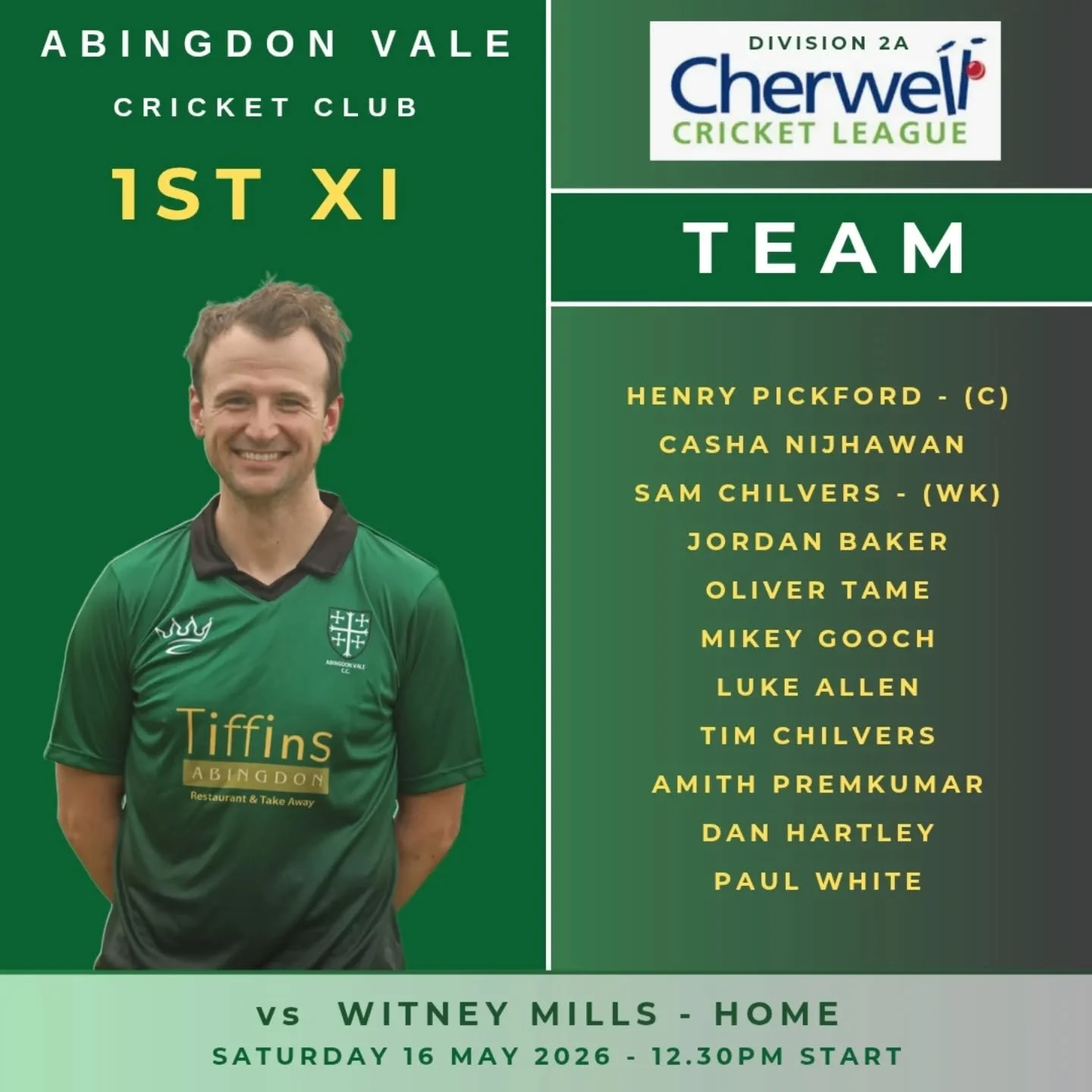 Team news for our games this weekend.