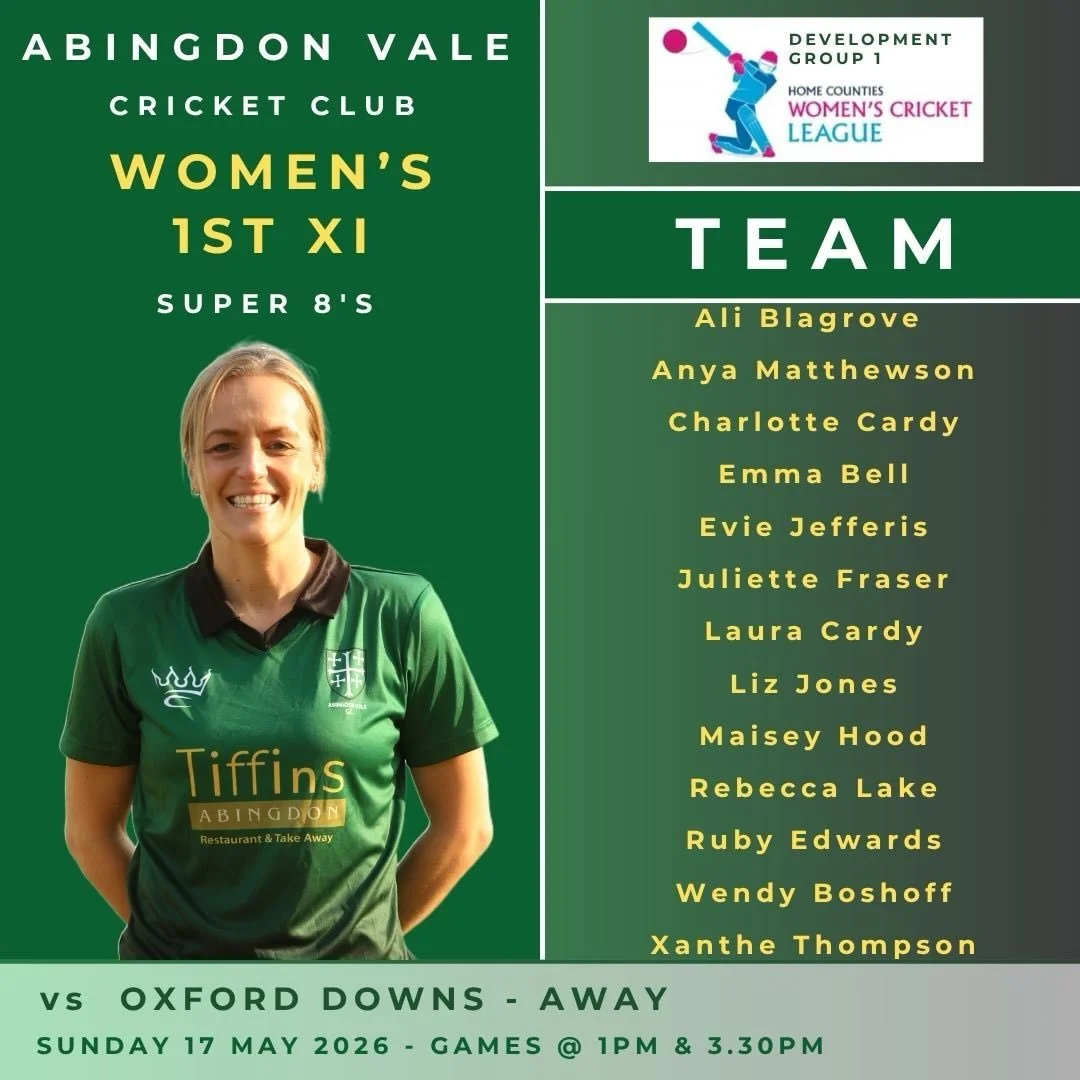 Game day again!! Our Women are away at Oxford Downs today! Sun is shining, go well all!