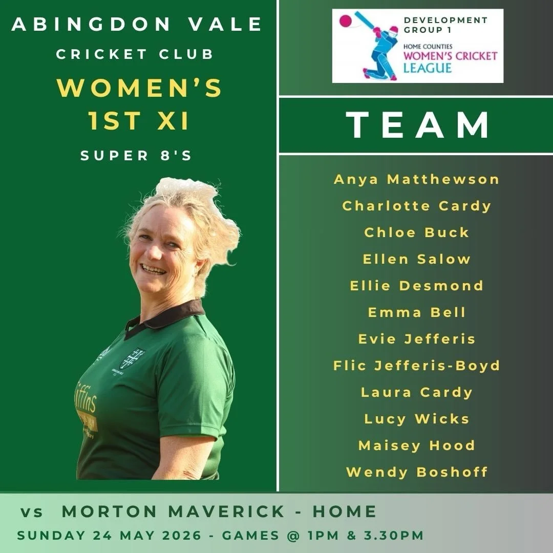 Another sunny day at The Vale! Our Women face Moreton at 1pm and 3:30pm!! Come down and support, bar open from 12:30, see you there! ☀️ 🏏