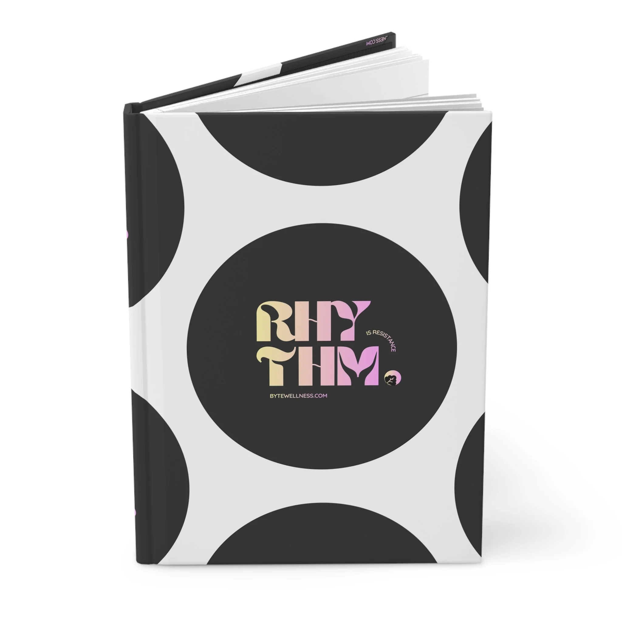Polka Dot Rhythm Is Resistance Hardcover Journal Matte